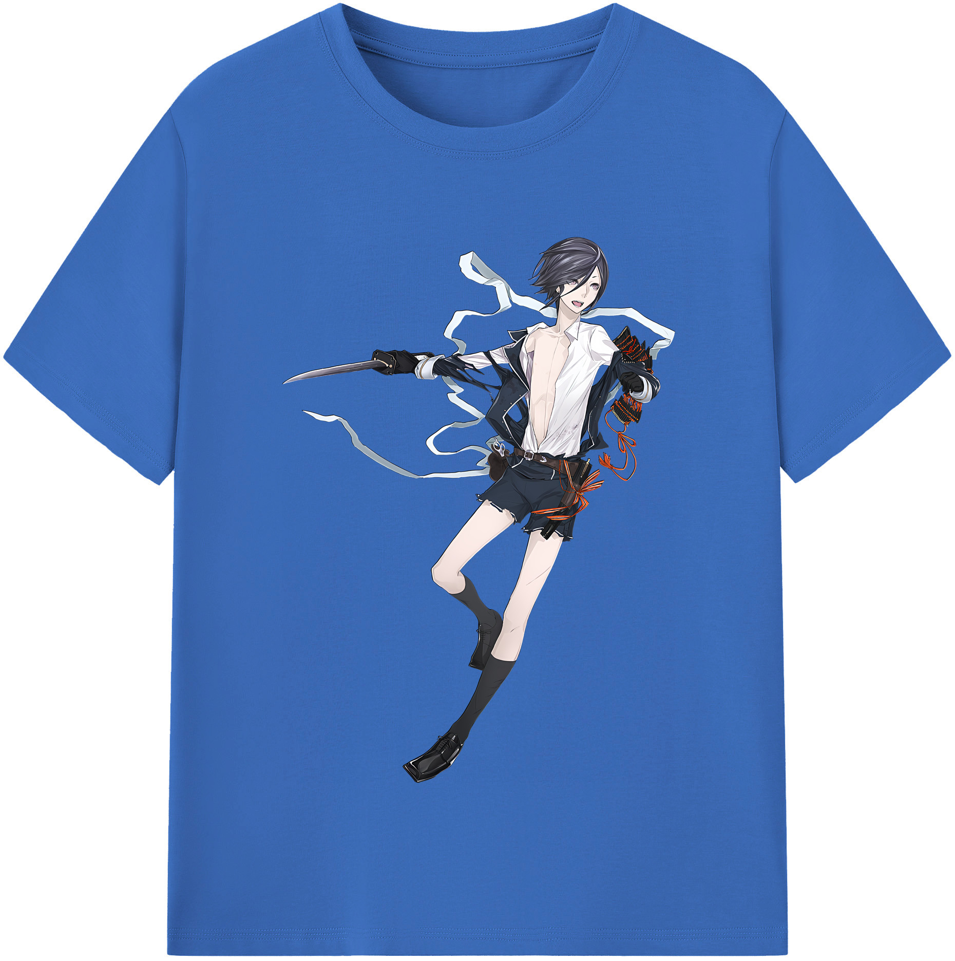 （画像用） 刀剣乱舞 Touken Ranbu 綿100％半袖Tシャツ（フロントプリント）