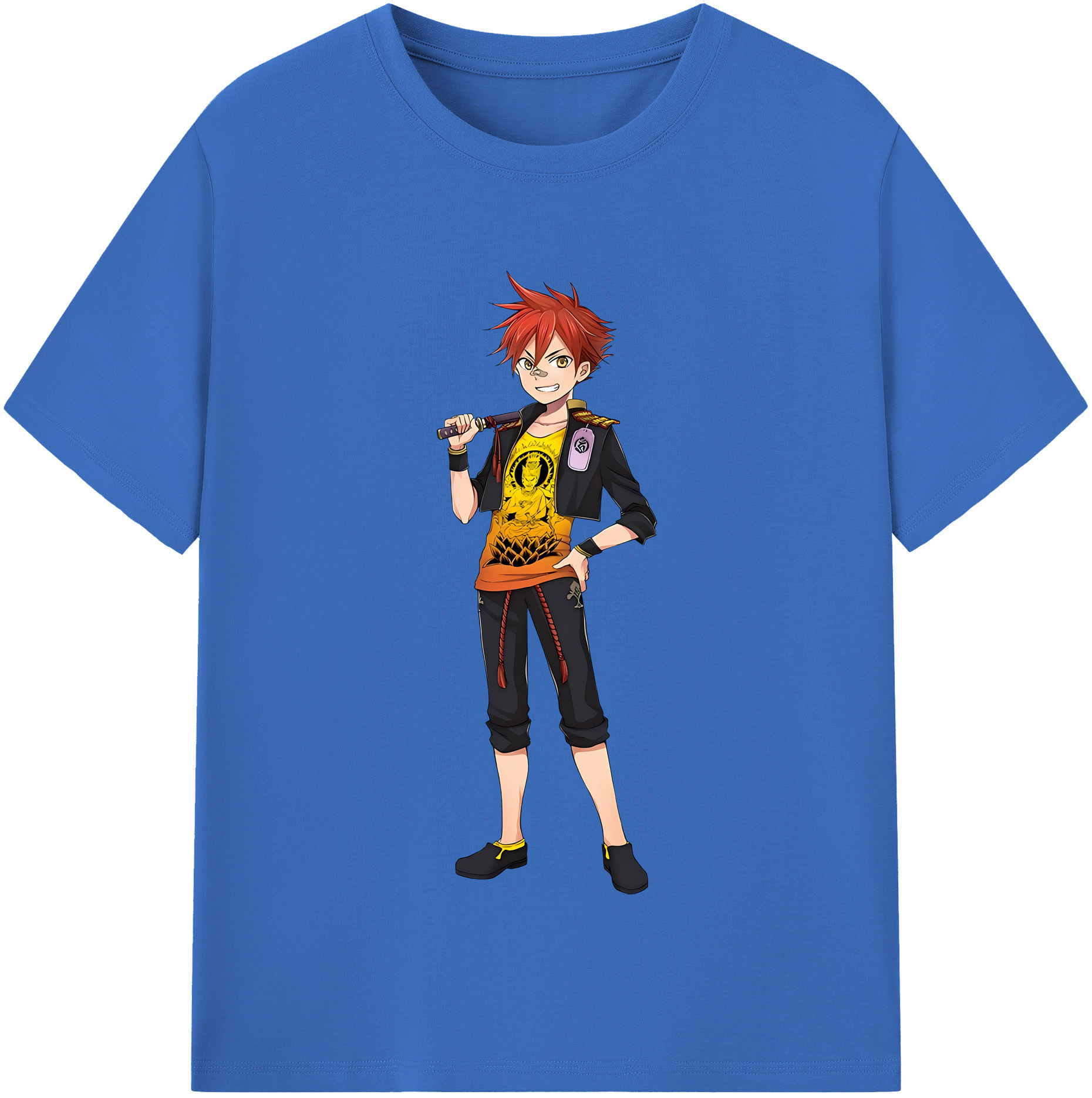 （画像用） 刀剣乱舞 Touken Ranbu 綿100％半袖Tシャツ（フロントプリント）