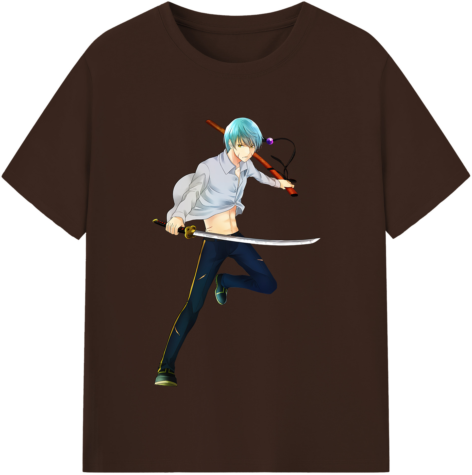 （画像用） 刀剣乱舞 Touken Ranbu 綿100％半袖Tシャツ（フロントプリント）
