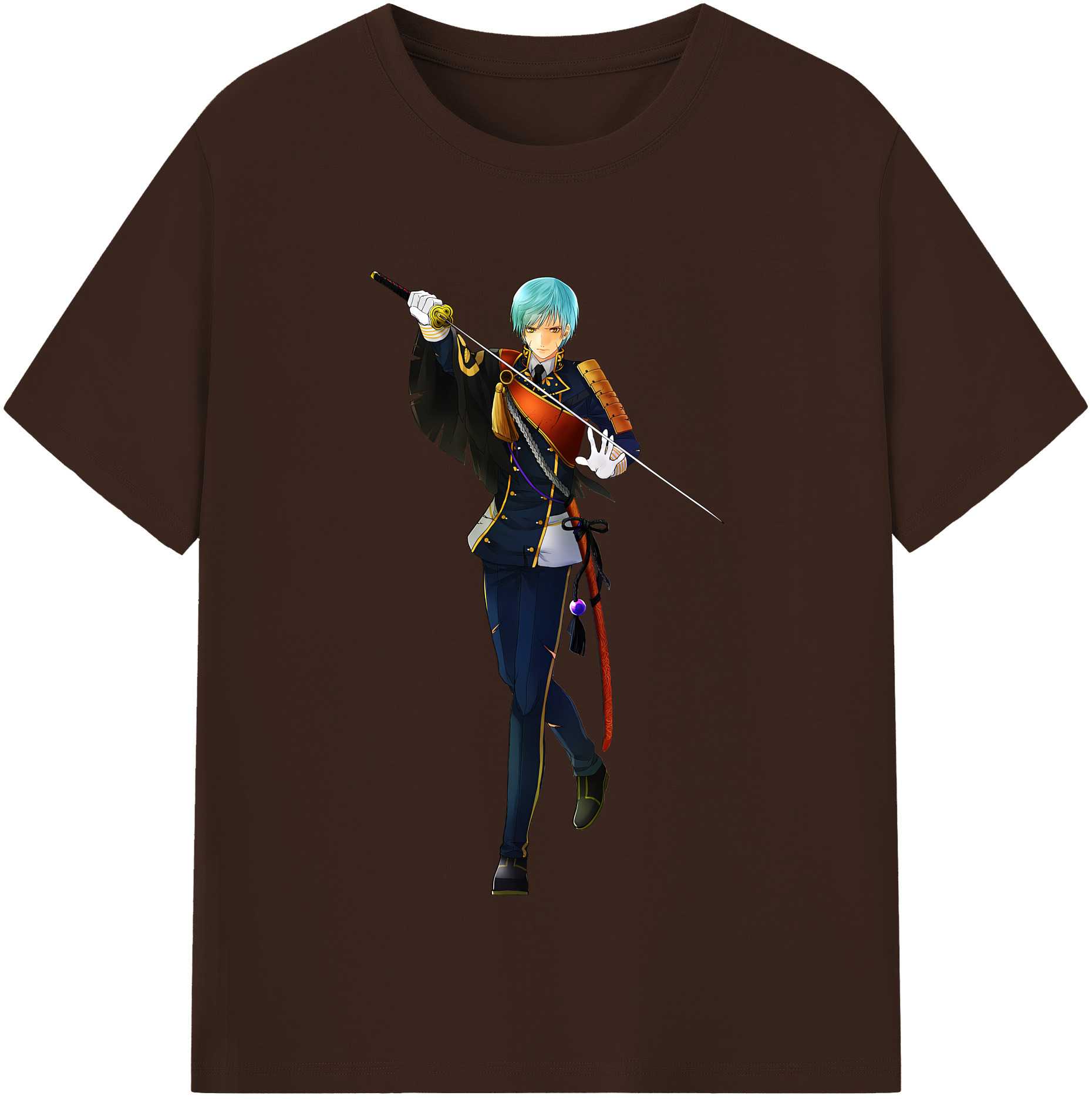（画像用） 刀剣乱舞 Touken Ranbu 綿100％半袖Tシャツ（フロントプリント）