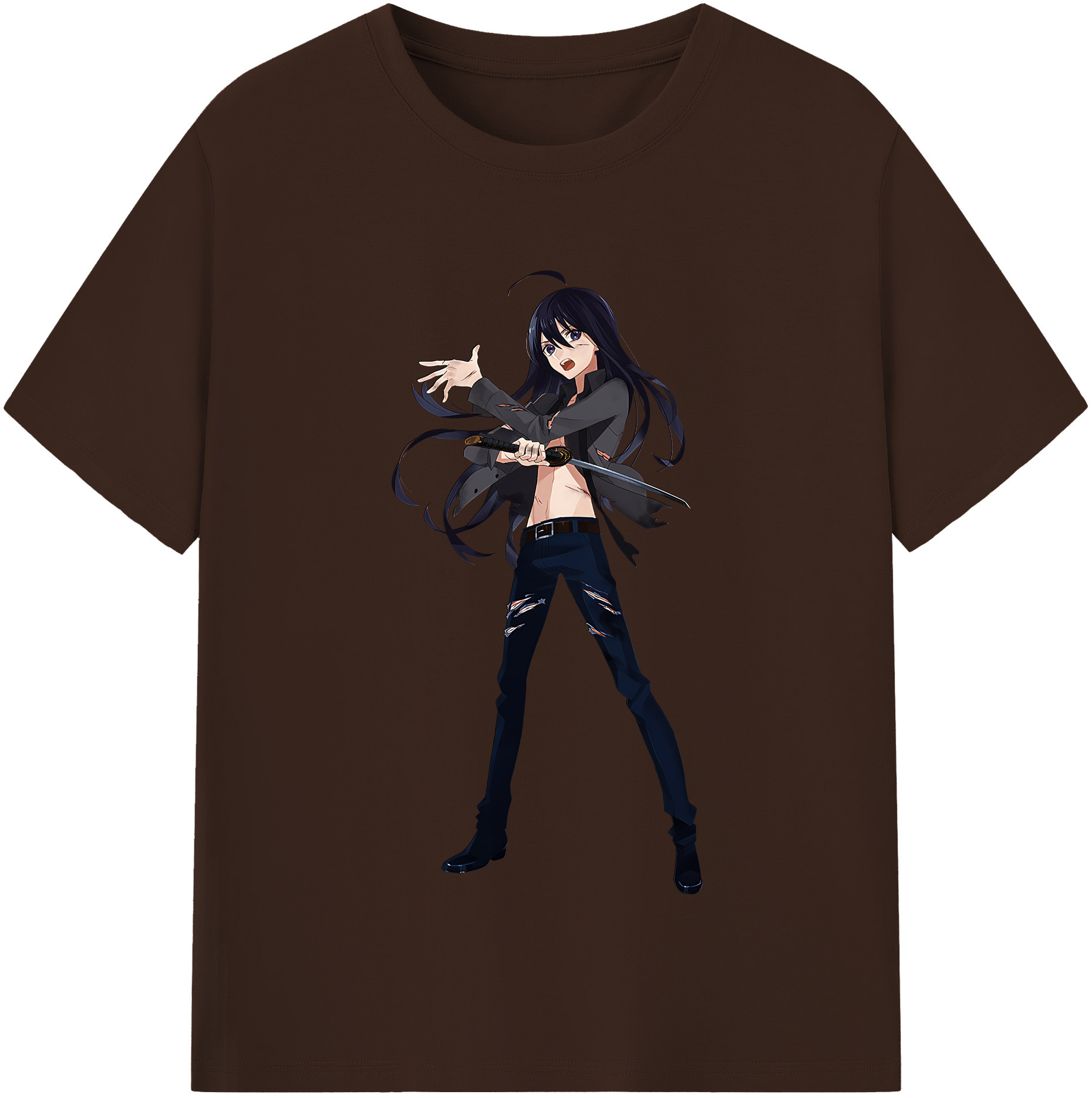 （画像用） 刀剣乱舞 Touken Ranbu 綿100％半袖Tシャツ（フロントプリント）