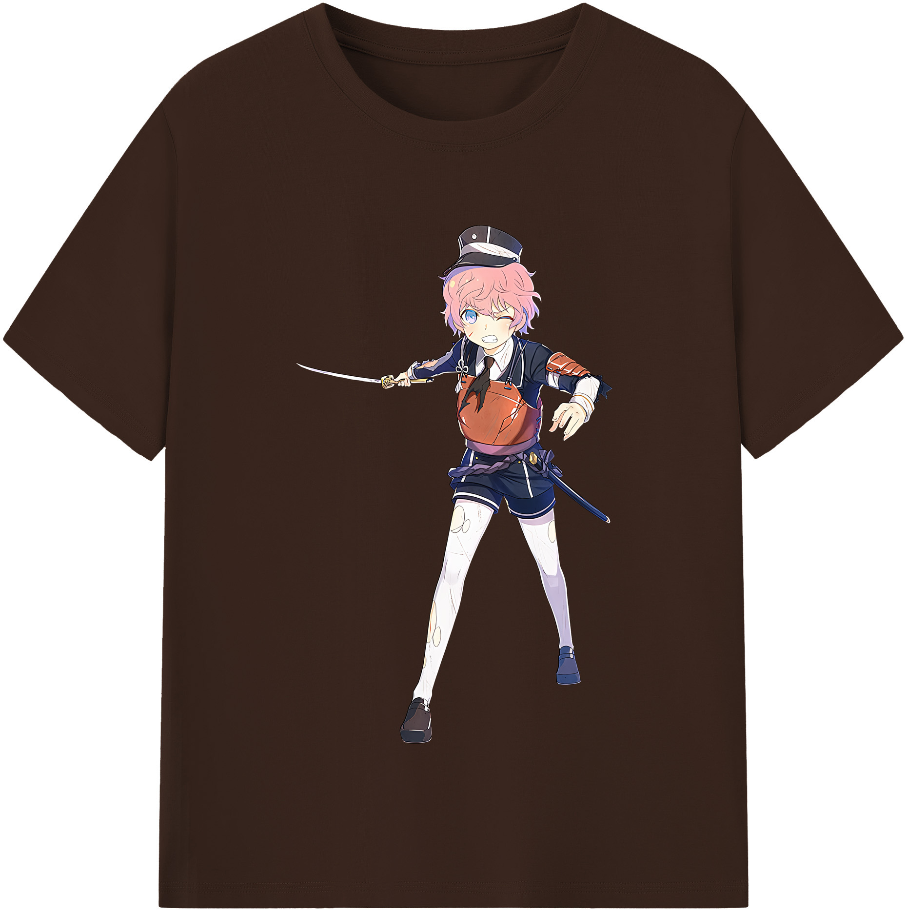 （画像用） 刀剣乱舞 Touken Ranbu 綿100％半袖Tシャツ（フロントプリント）