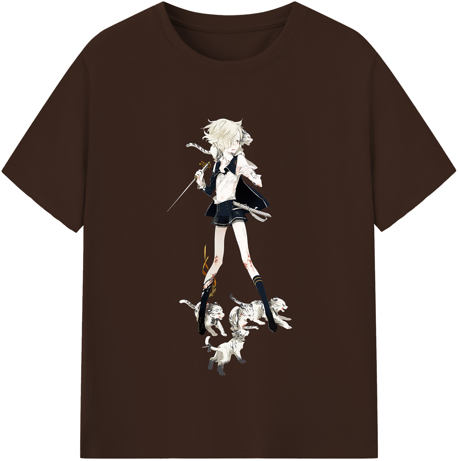 （画像用） 刀剣乱舞 Touken Ranbu 綿100％半袖Tシャツ（フロントプリント）