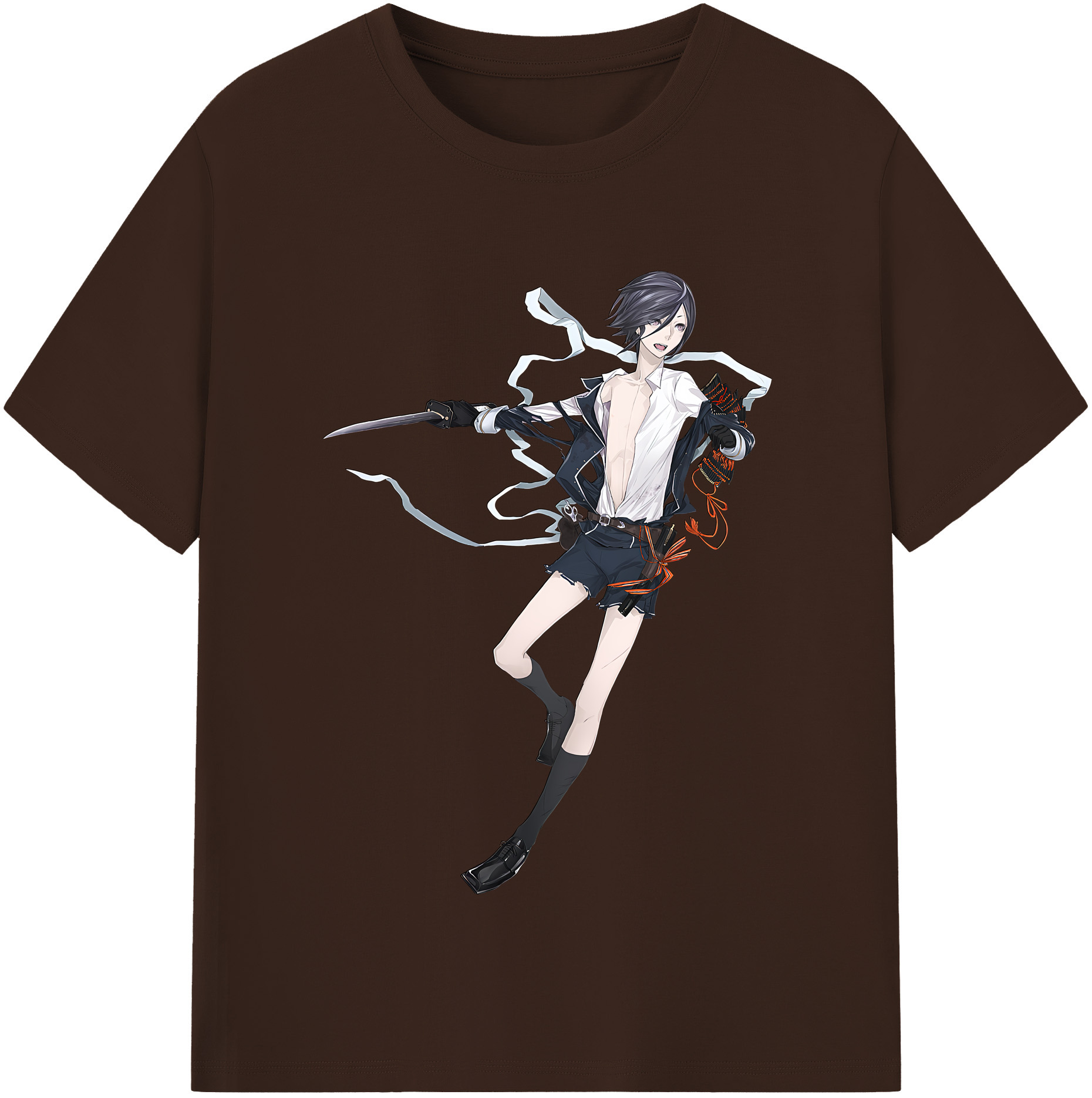 （画像用） 刀剣乱舞 Touken Ranbu 綿100％半袖Tシャツ（フロントプリント）