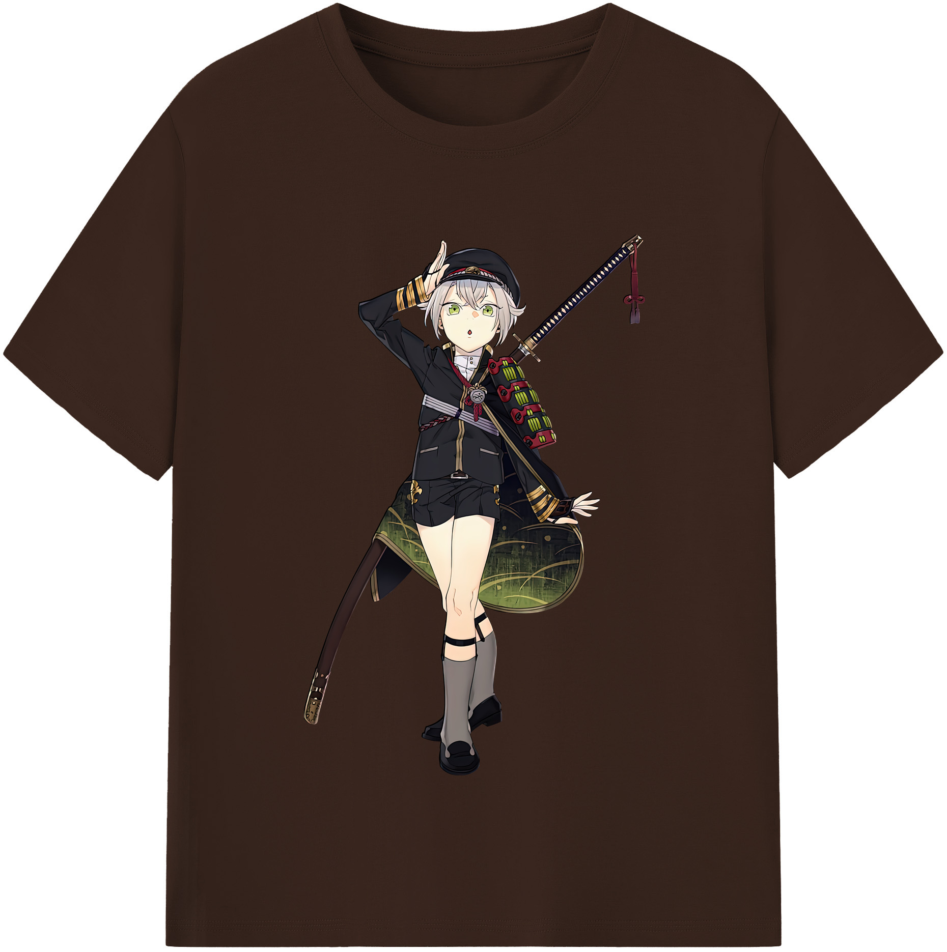 （画像用） 刀剣乱舞 Touken Ranbu 綿100％半袖Tシャツ（フロントプリント）