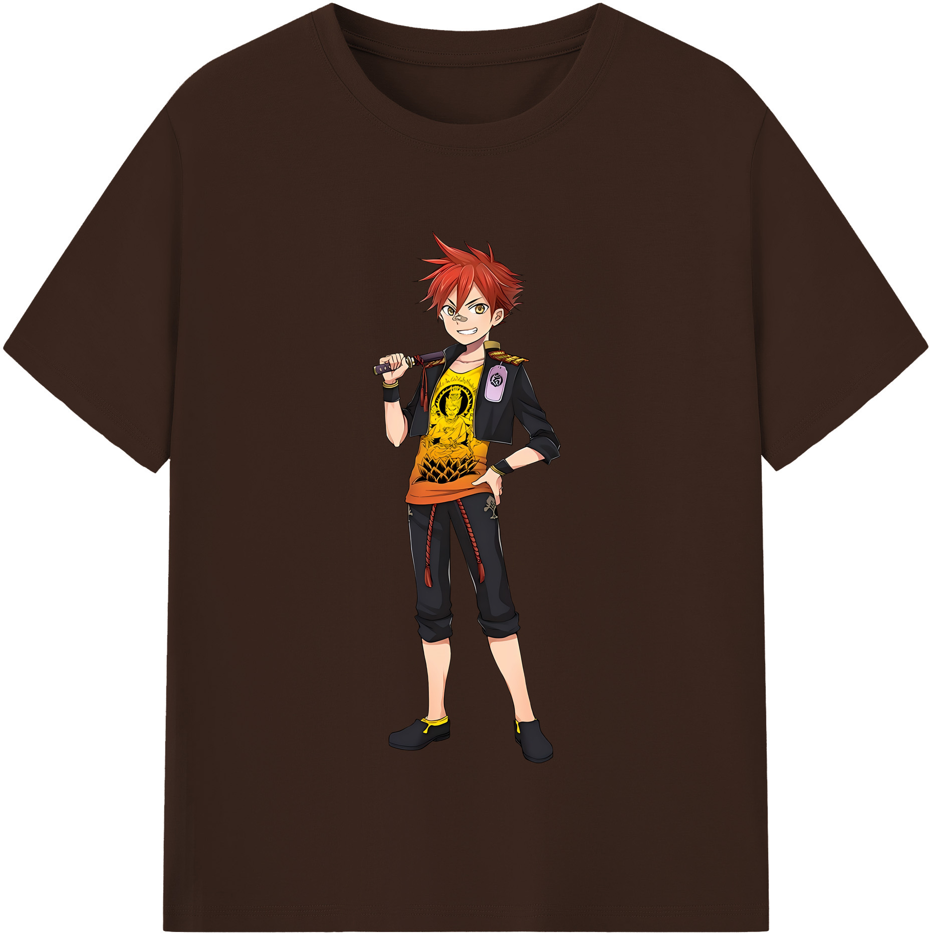 （画像用） 刀剣乱舞 Touken Ranbu 綿100％半袖Tシャツ（フロントプリント）
