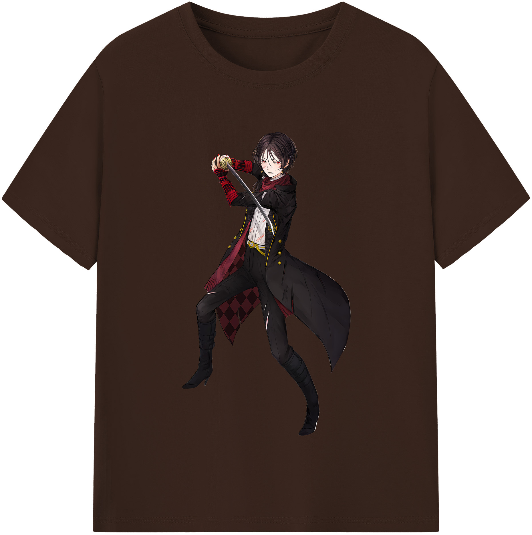 （画像用） 刀剣乱舞 Touken Ranbu 綿100％半袖Tシャツ（フロントプリント）