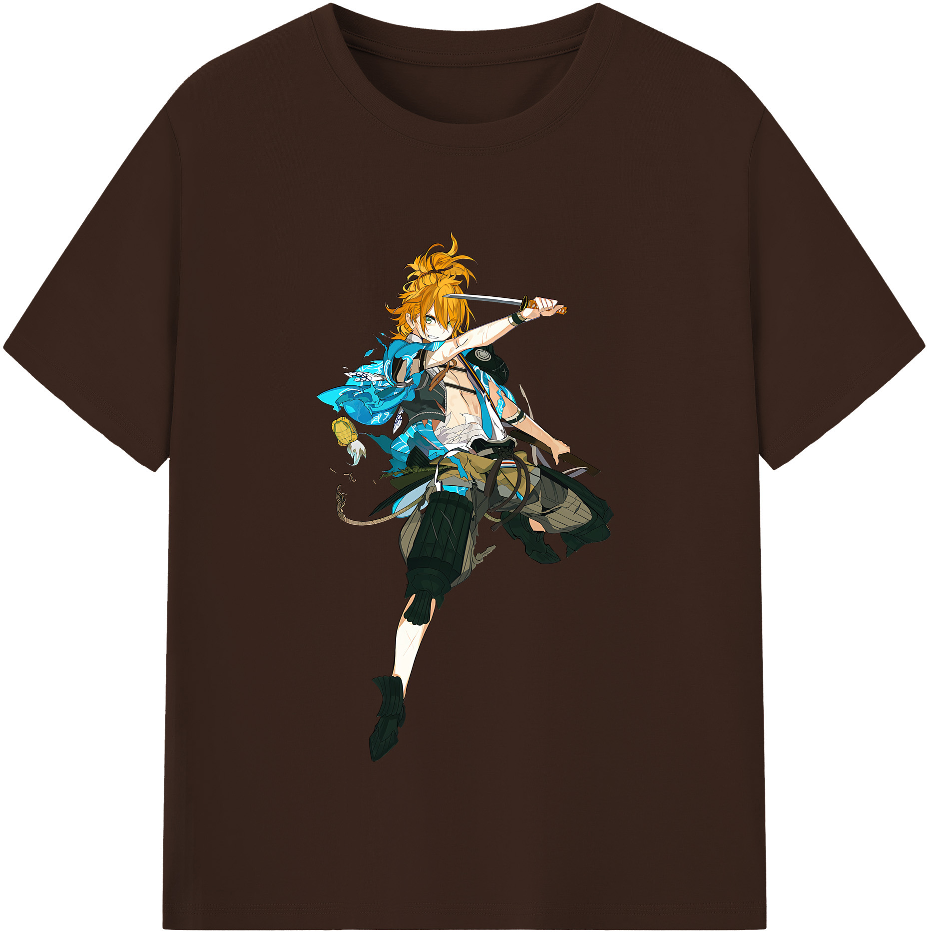 （画像用） 刀剣乱舞 Touken Ranbu 綿100％半袖Tシャツ（フロントプリント）