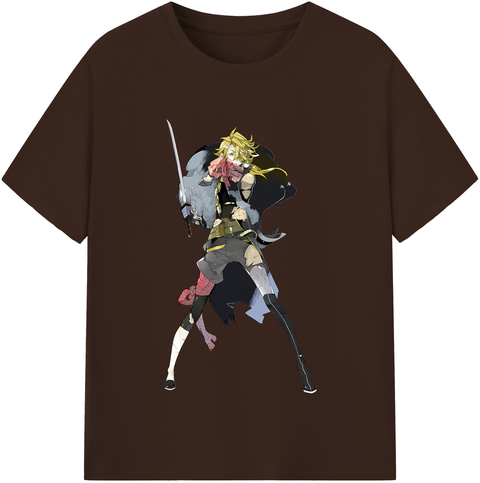 （画像用） 刀剣乱舞 Touken Ranbu 綿100％半袖Tシャツ（フロントプリント）