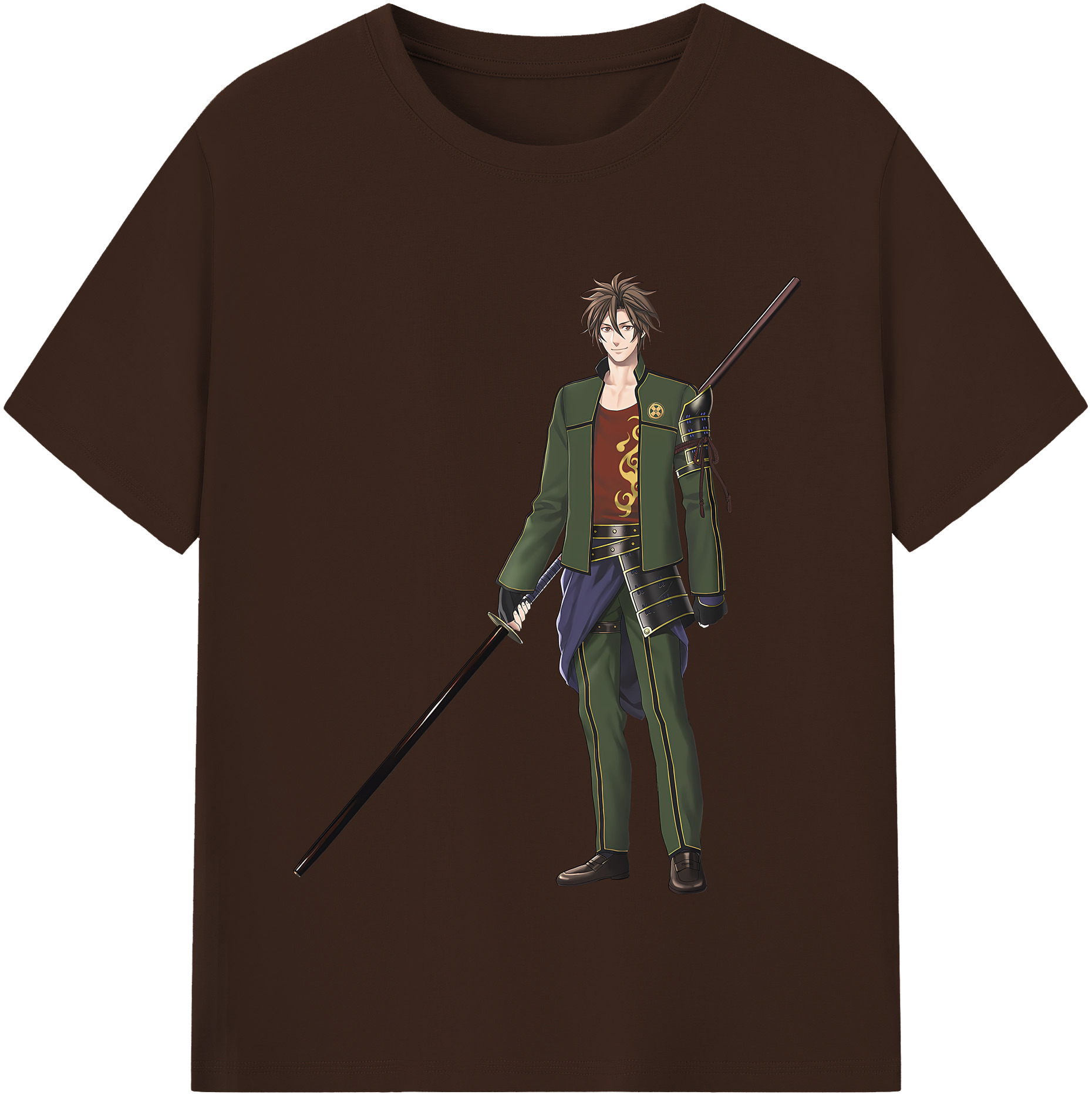 （画像用） 刀剣乱舞 Touken Ranbu 綿100％半袖Tシャツ（フロントプリント）