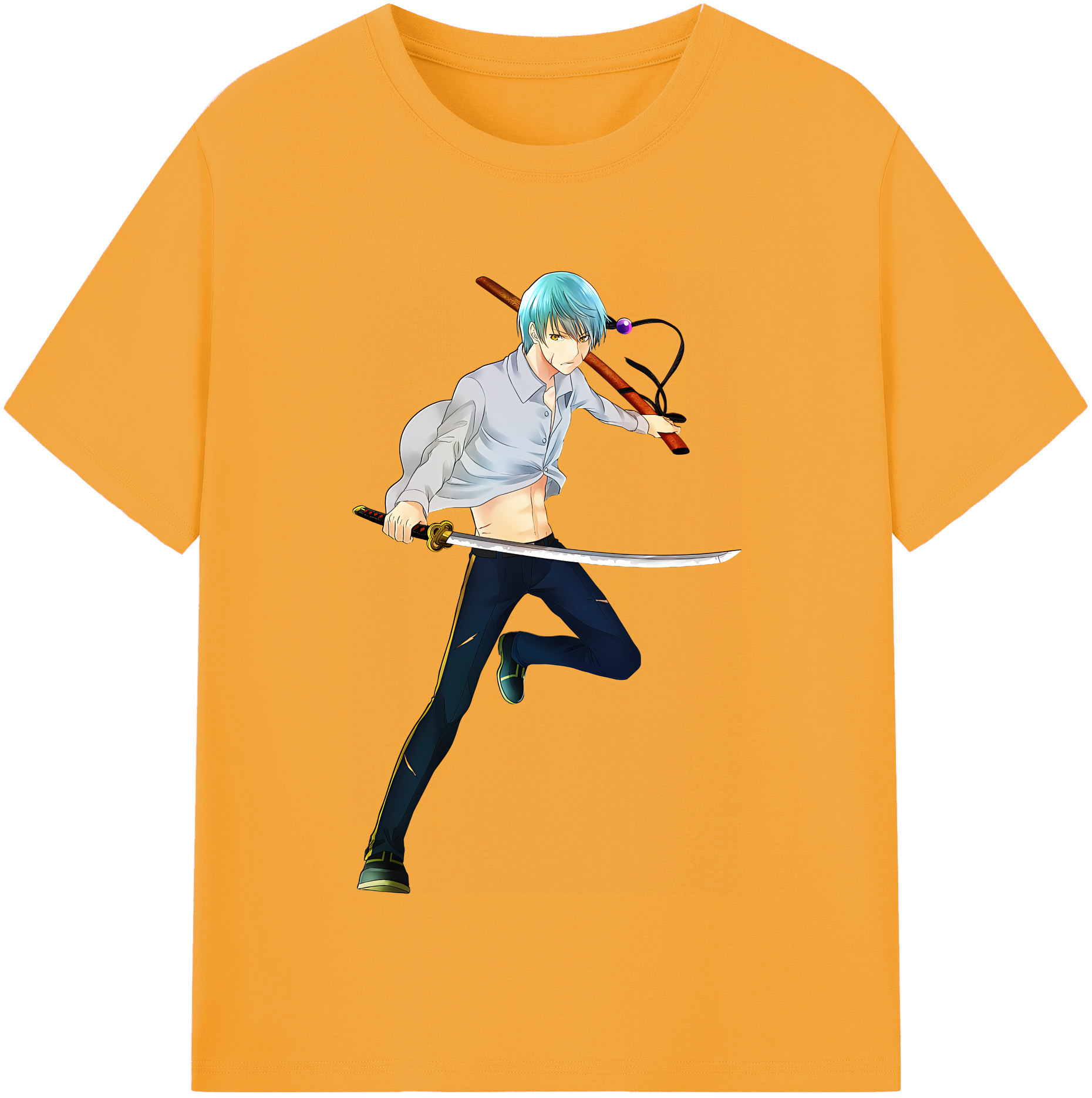 （画像用） 刀剣乱舞 Touken Ranbu 綿100％半袖Tシャツ（フロントプリント）