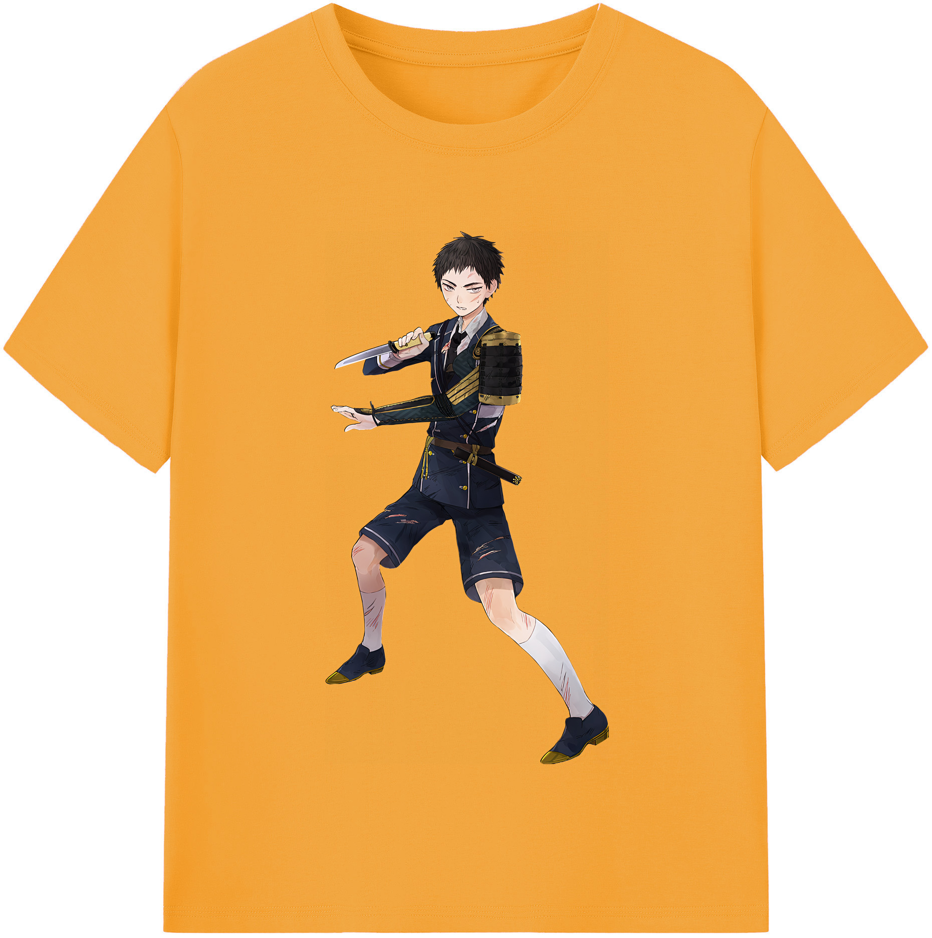 （画像用） 刀剣乱舞 Touken Ranbu 綿100％半袖Tシャツ（フロントプリント）