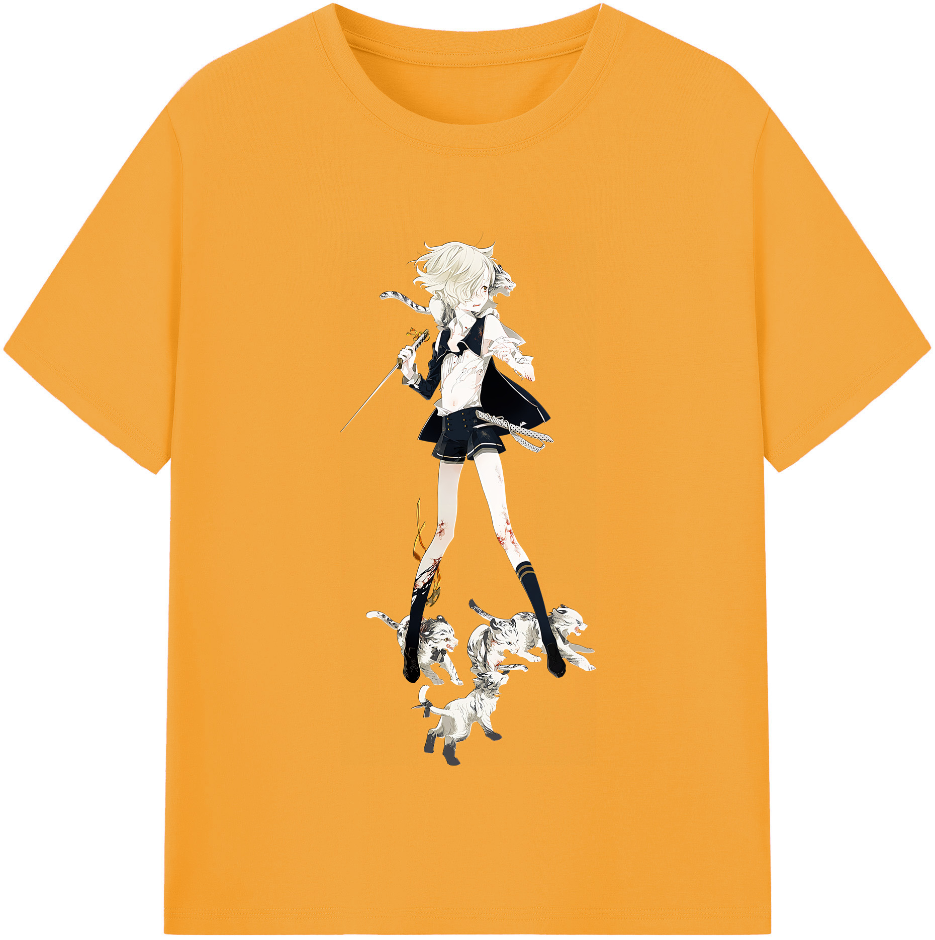 （画像用） 刀剣乱舞 Touken Ranbu 綿100％半袖Tシャツ（フロントプリント）