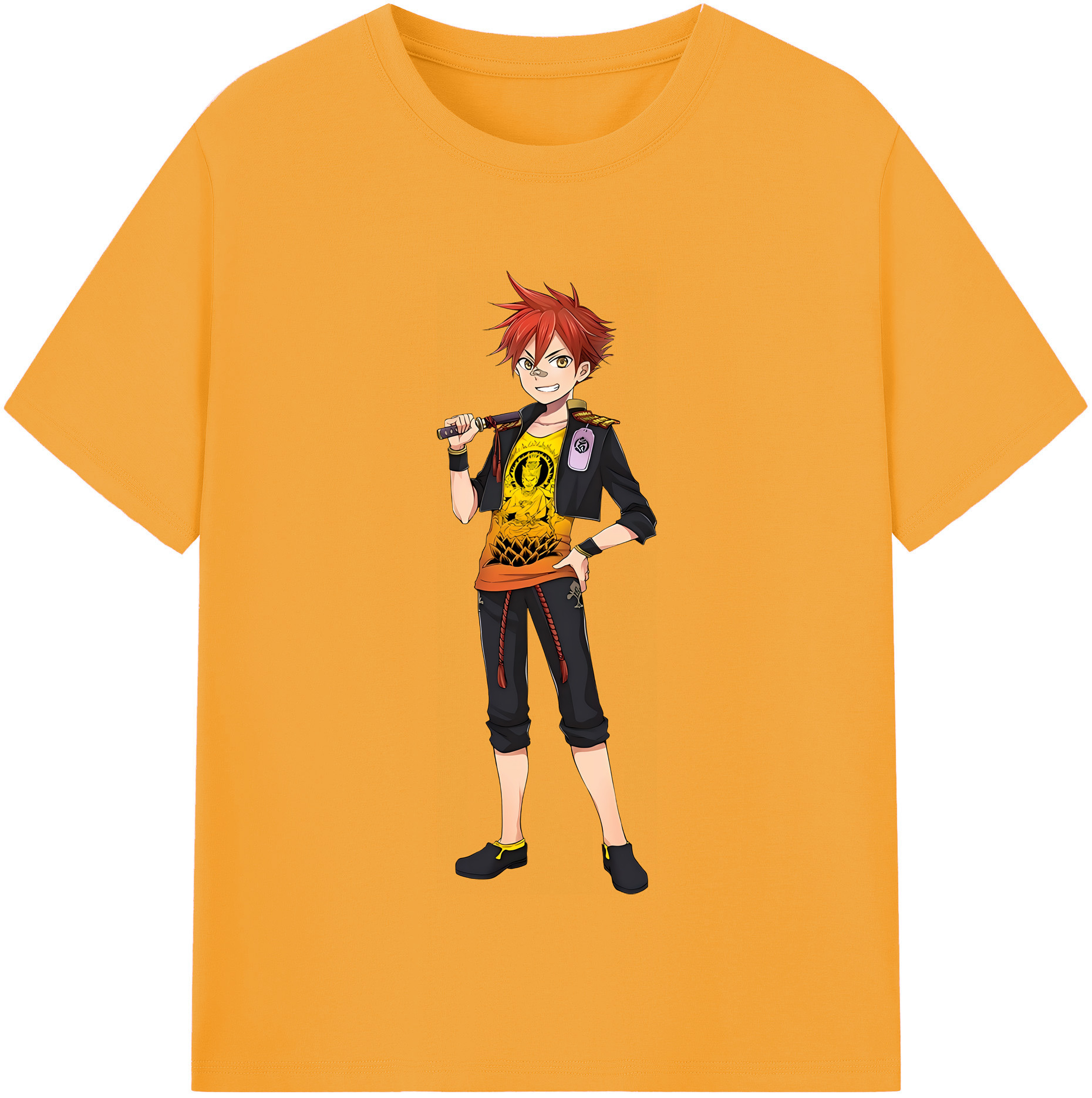 （画像用） 刀剣乱舞 Touken Ranbu 綿100％半袖Tシャツ（フロントプリント）