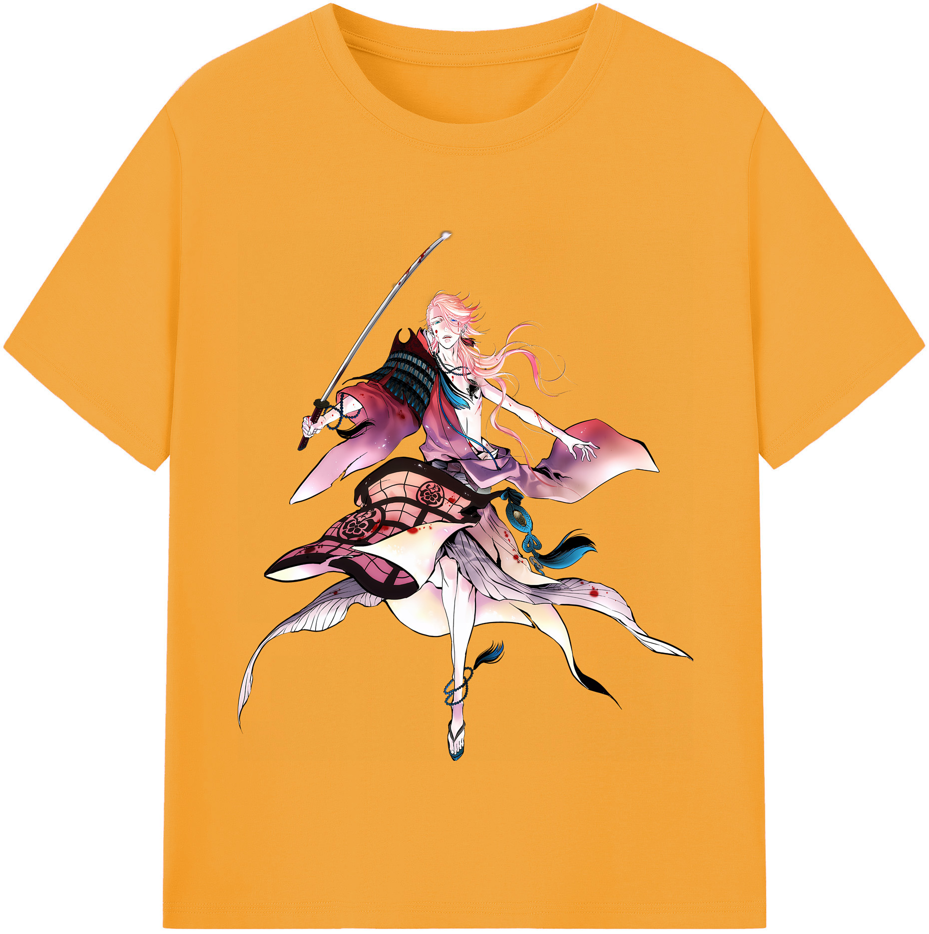 （画像用） 刀剣乱舞 Touken Ranbu 綿100％半袖Tシャツ（フロントプリント）