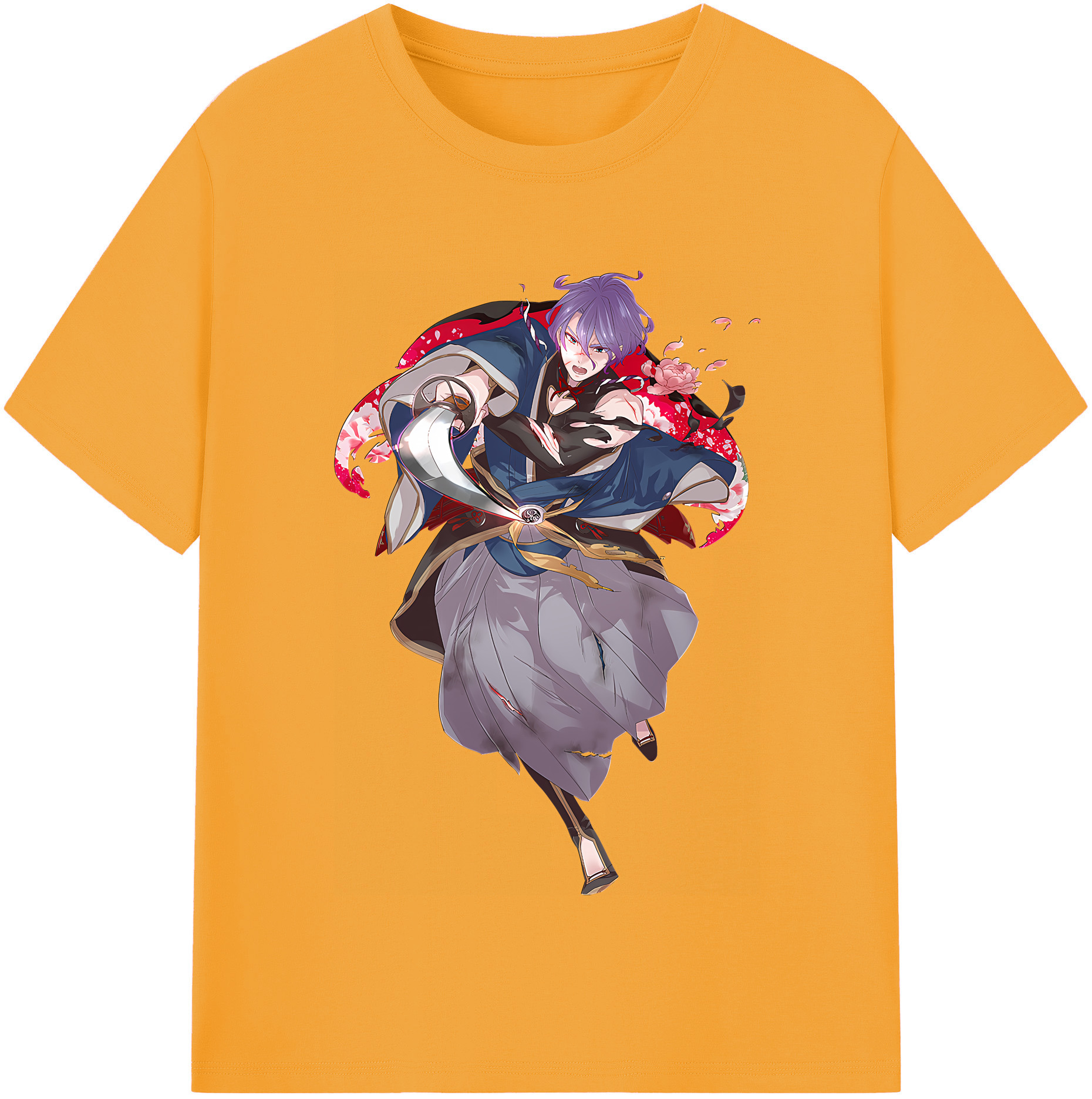 （画像用） 刀剣乱舞 Touken Ranbu 綿100％半袖Tシャツ（フロントプリント）