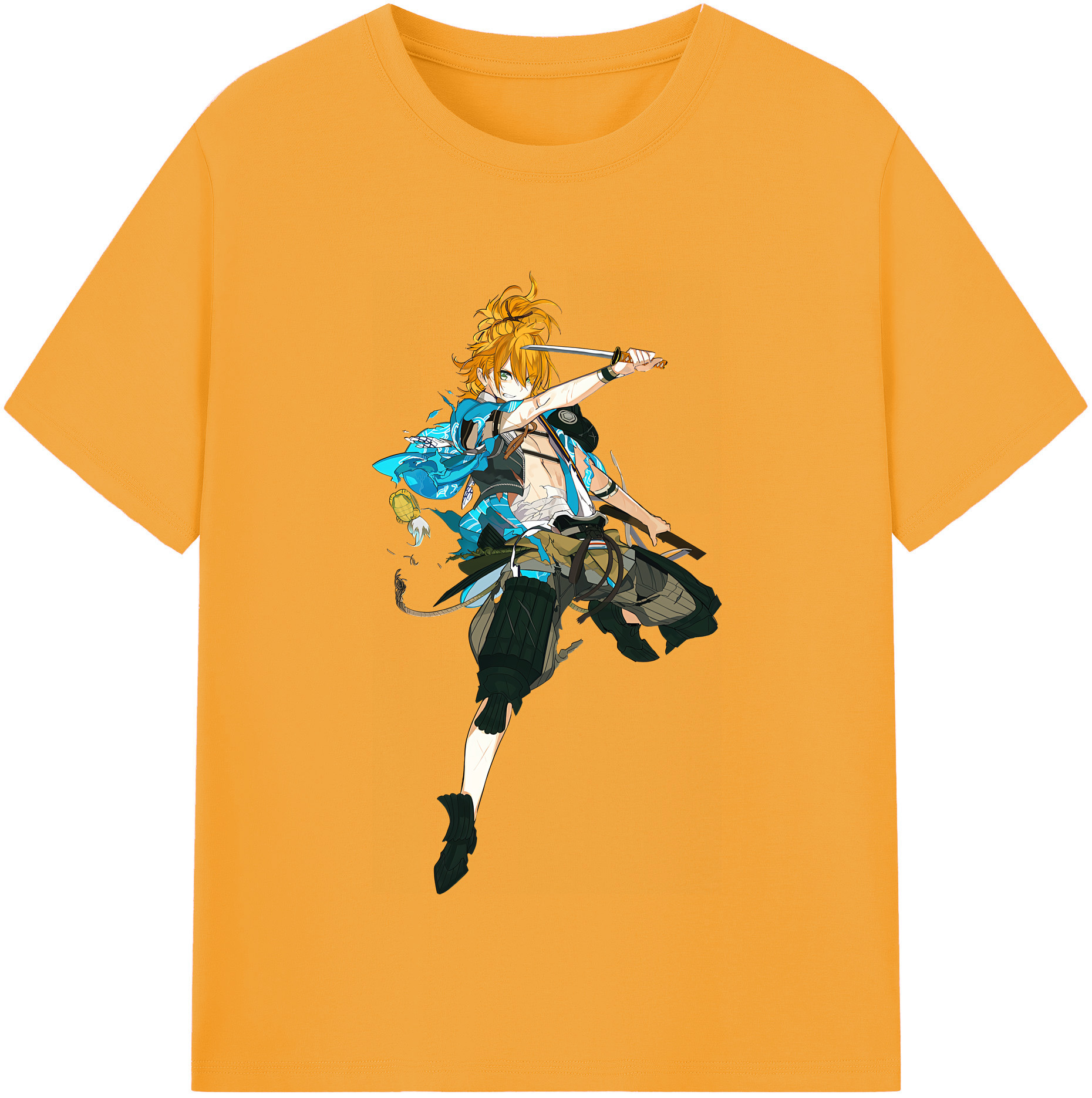 （画像用） 刀剣乱舞 Touken Ranbu 綿100％半袖Tシャツ（フロントプリント）