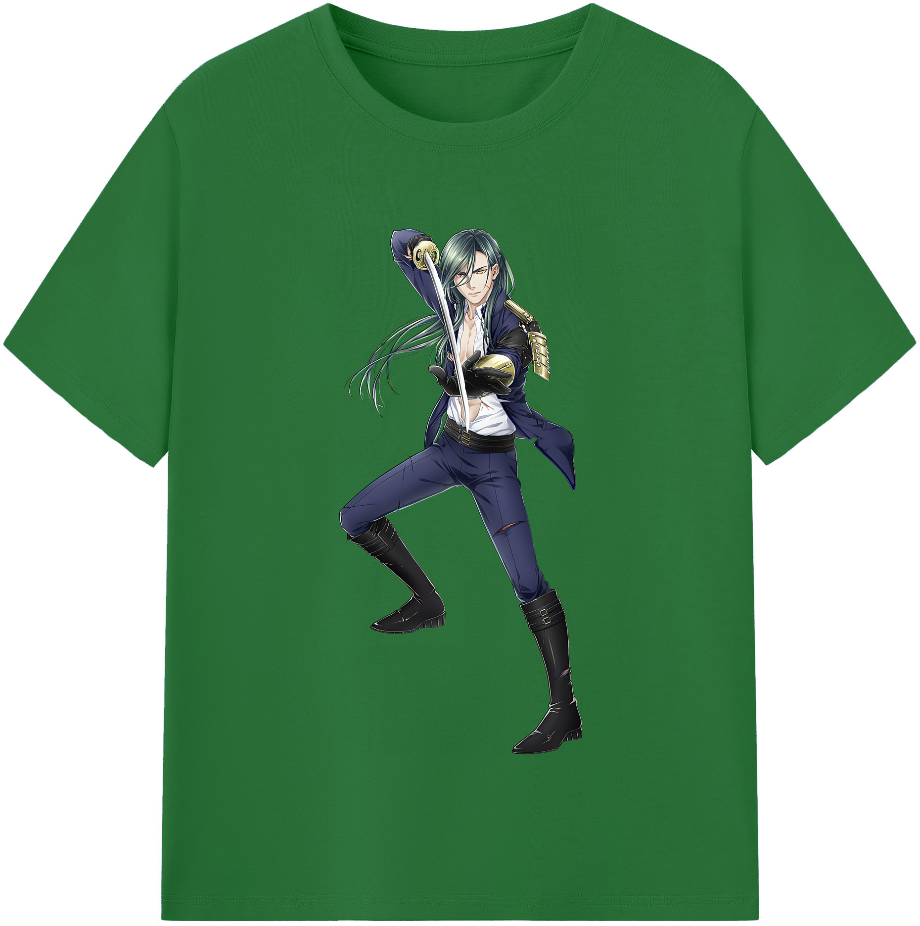 （画像用） 刀剣乱舞 Touken Ranbu 綿100％半袖Tシャツ（フロントプリント）