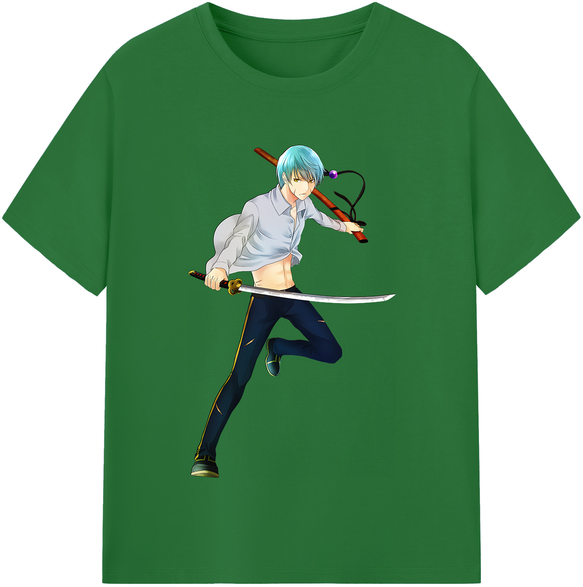 （画像用） 刀剣乱舞 Touken Ranbu 綿100％半袖Tシャツ（フロントプリント）