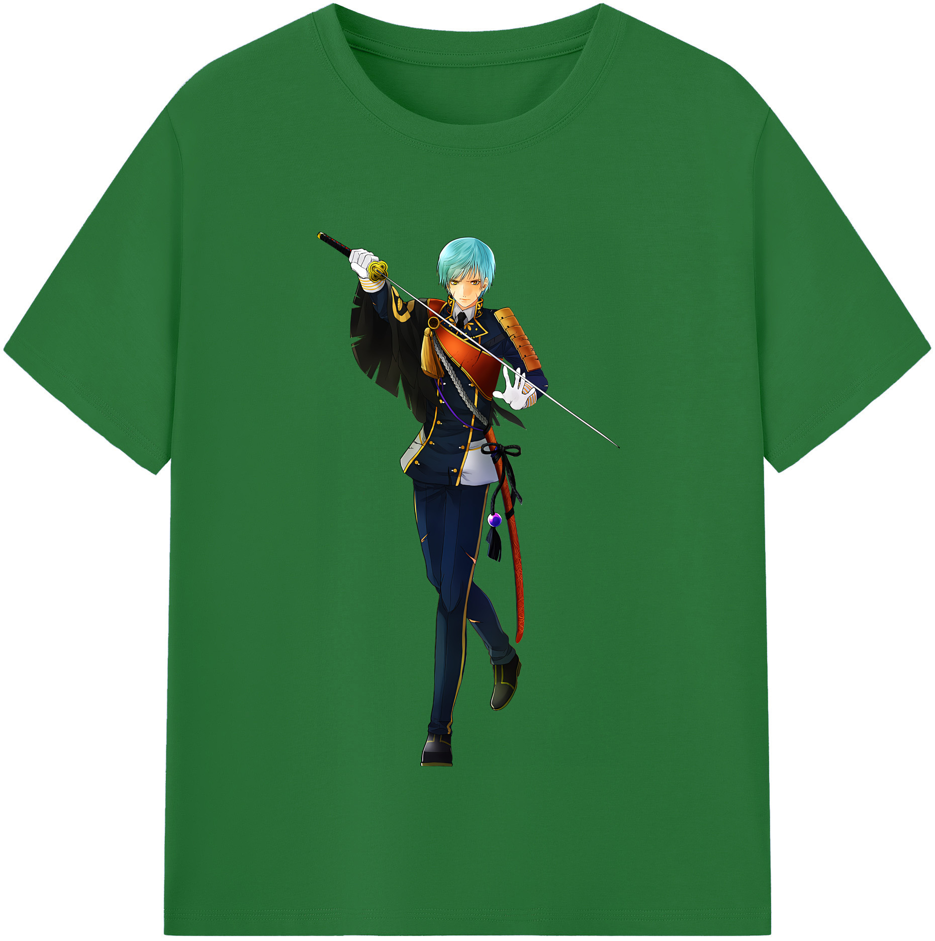 （画像用） 刀剣乱舞 Touken Ranbu 綿100％半袖Tシャツ（フロントプリント）