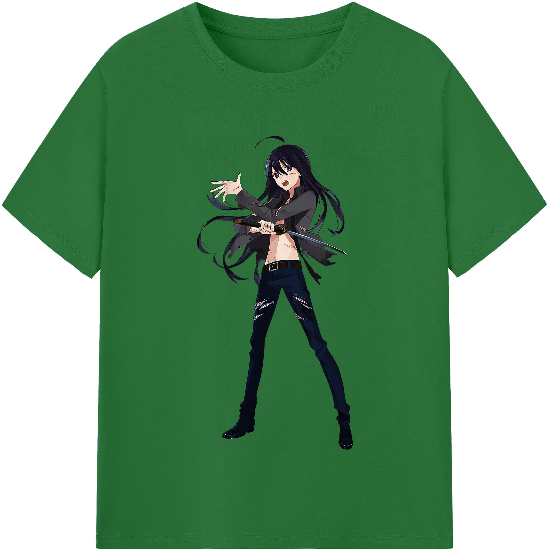 （画像用） 刀剣乱舞 Touken Ranbu 綿100％半袖Tシャツ（フロントプリント）