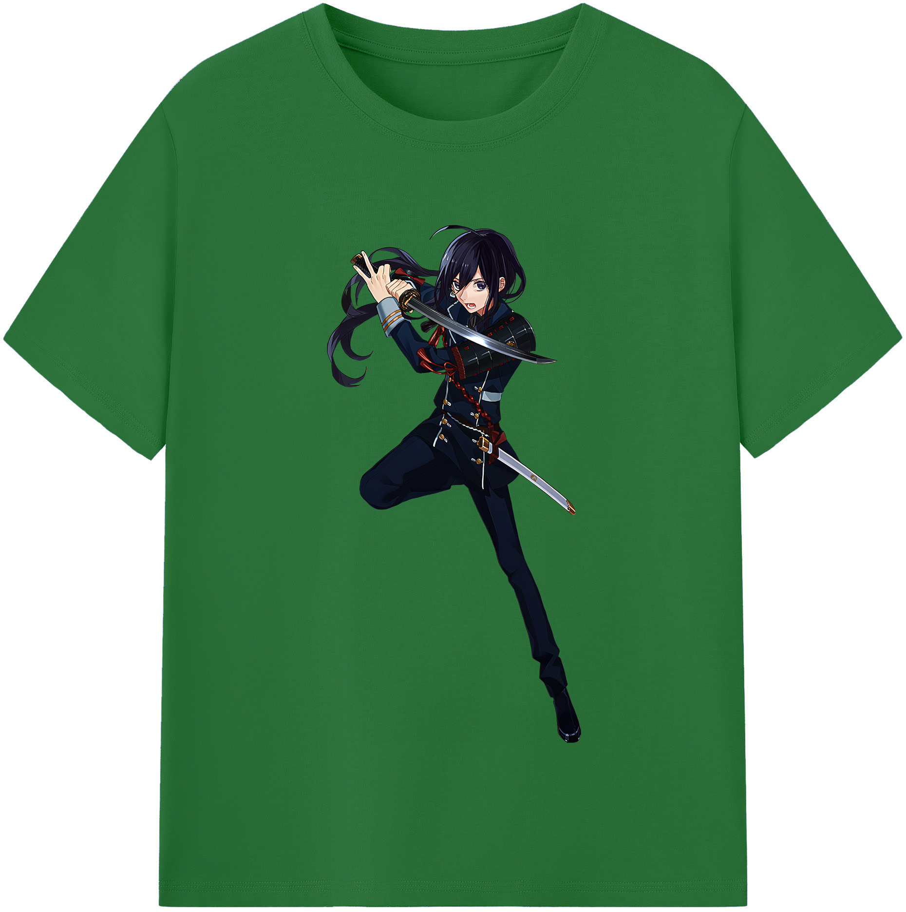 （画像用） 刀剣乱舞 Touken Ranbu 綿100％半袖Tシャツ（フロントプリント）