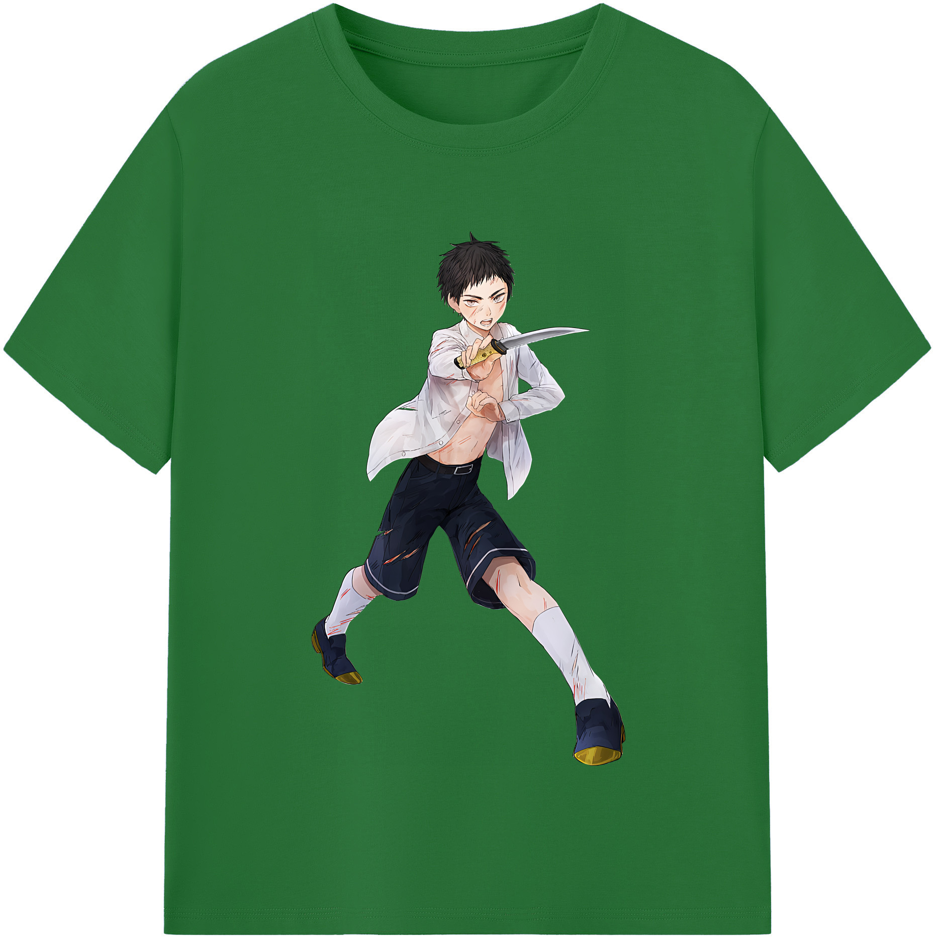 （画像用） 刀剣乱舞 Touken Ranbu 綿100％半袖Tシャツ（フロントプリント）