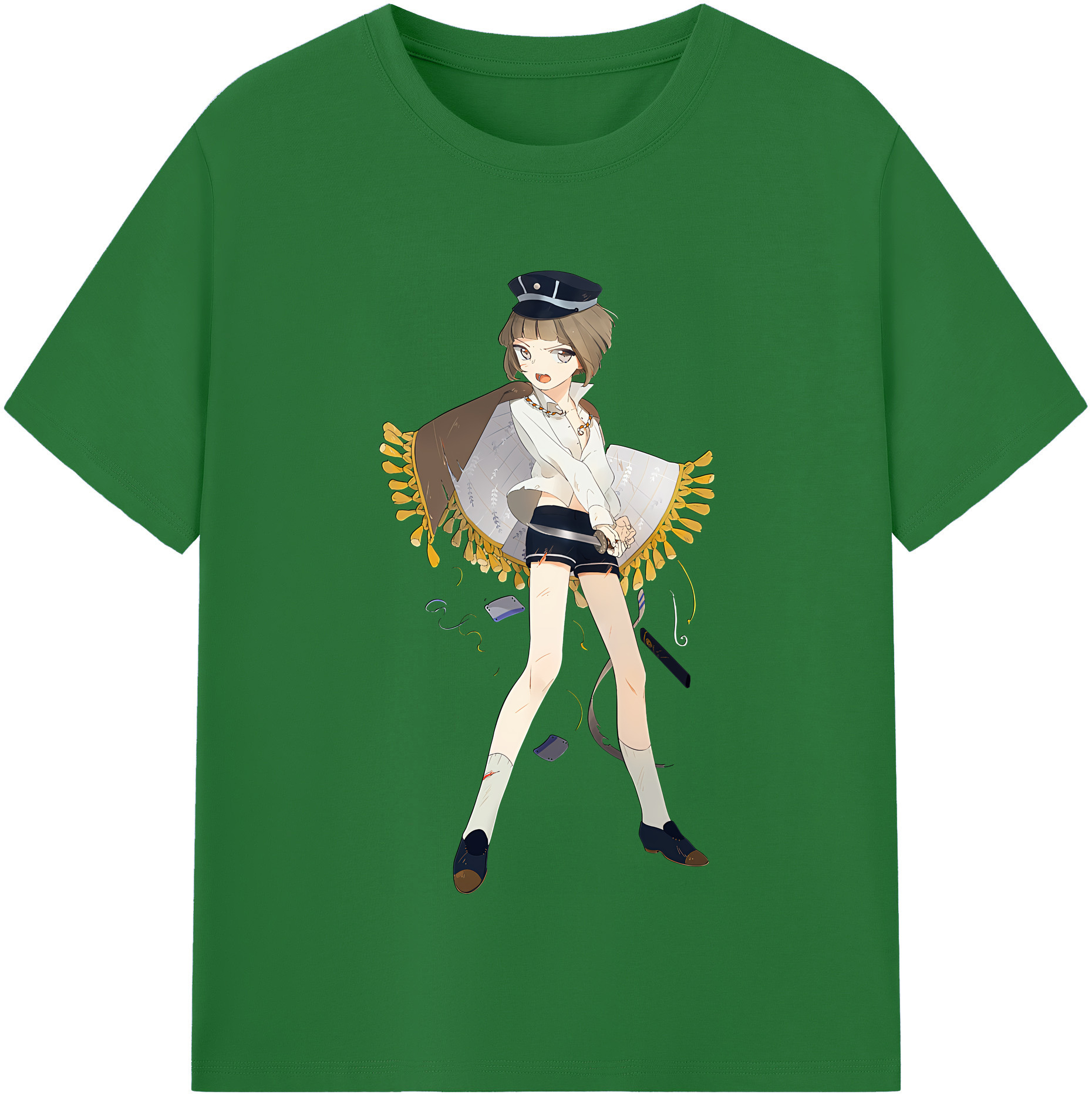 （画像用） 刀剣乱舞 Touken Ranbu 綿100％半袖Tシャツ（フロントプリント）