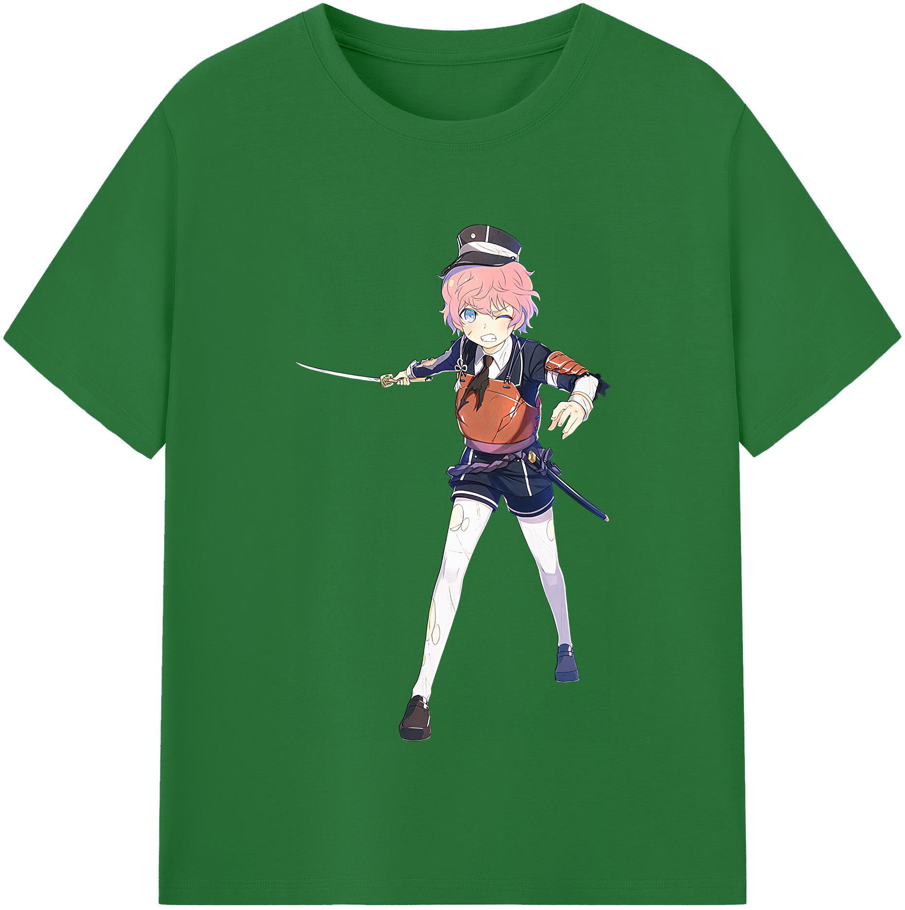 （画像用） 刀剣乱舞 Touken Ranbu 綿100％半袖Tシャツ（フロントプリント）