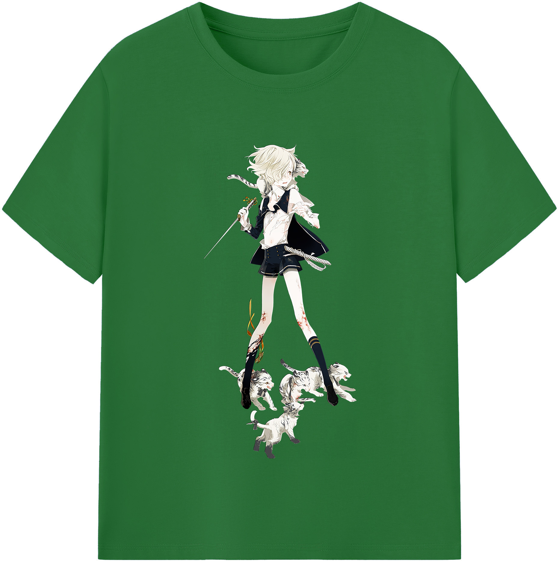 （画像用） 刀剣乱舞 Touken Ranbu 綿100％半袖Tシャツ（フロントプリント）