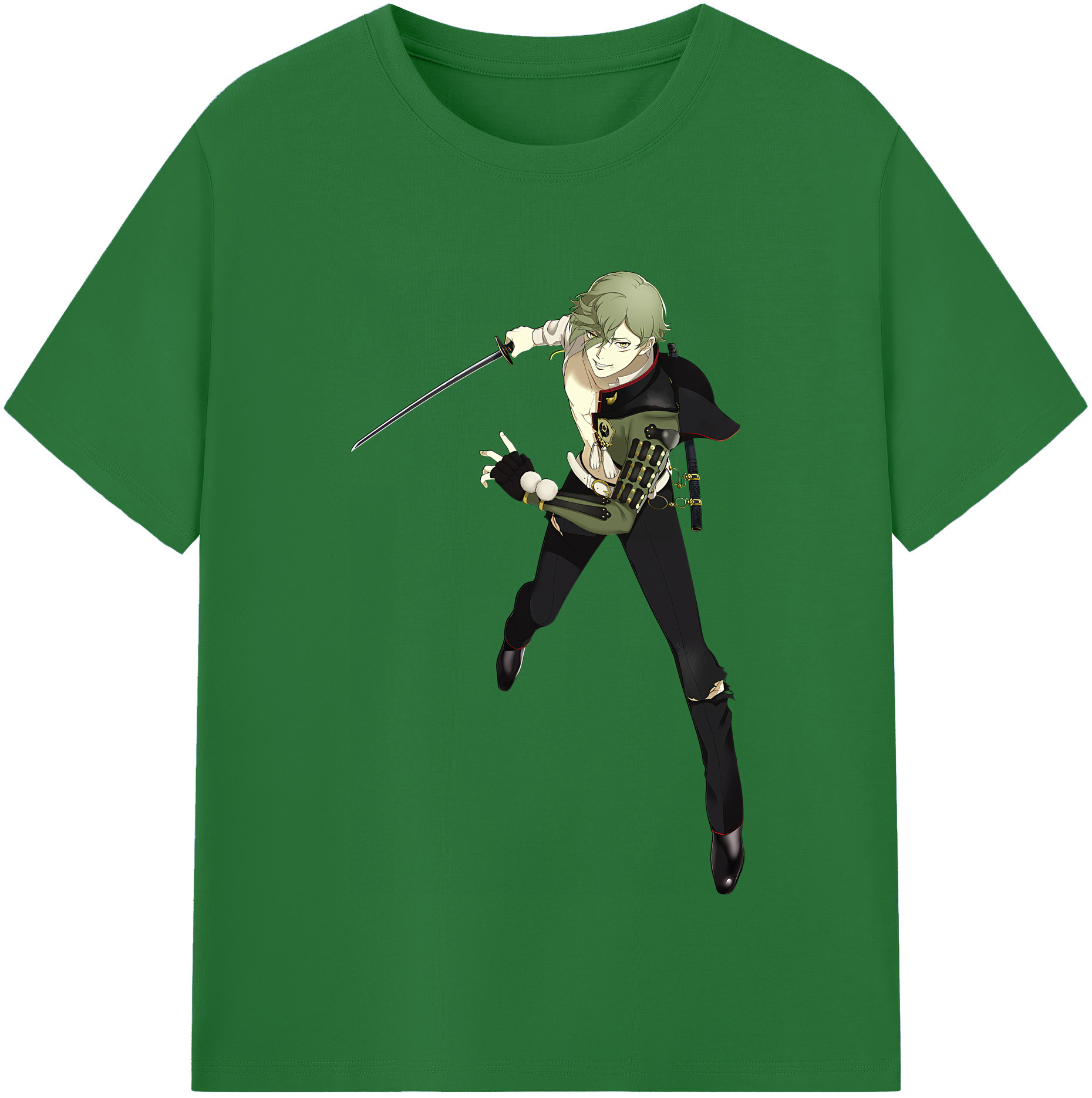 （画像用） 刀剣乱舞 Touken Ranbu 綿100％半袖Tシャツ（フロントプリント）