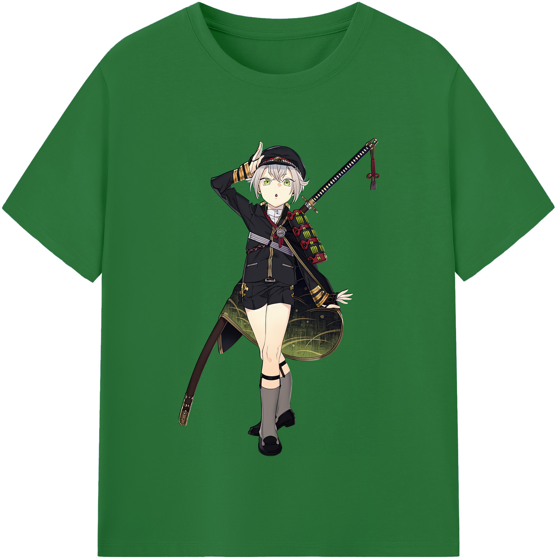 （画像用） 刀剣乱舞 Touken Ranbu 綿100％半袖Tシャツ（フロントプリント）