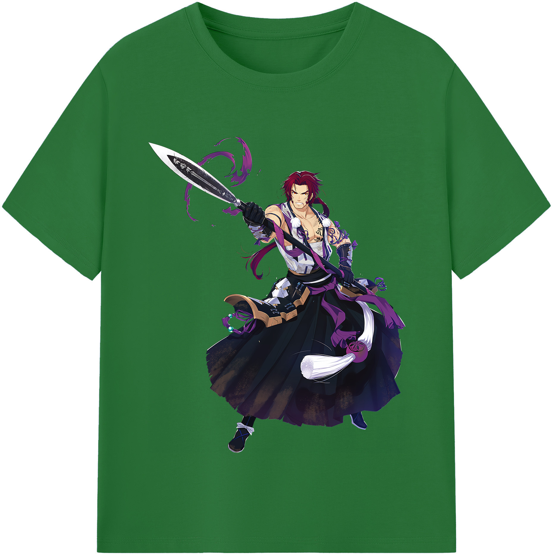 （画像用） 刀剣乱舞 Touken Ranbu 綿100％半袖Tシャツ（フロントプリント）