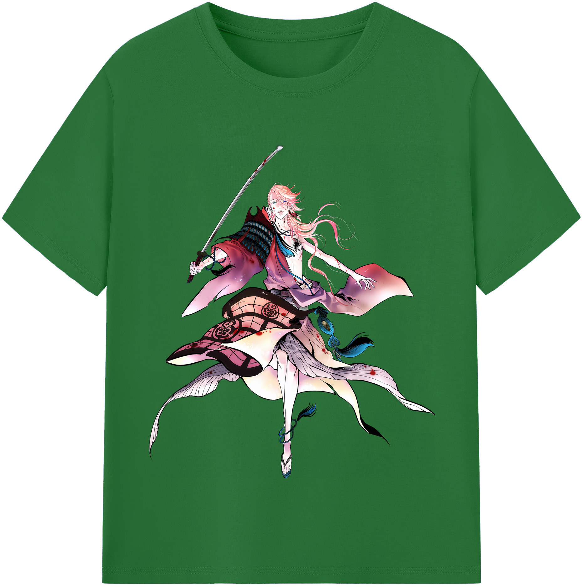 （画像用） 刀剣乱舞 Touken Ranbu 綿100％半袖Tシャツ（フロントプリント）