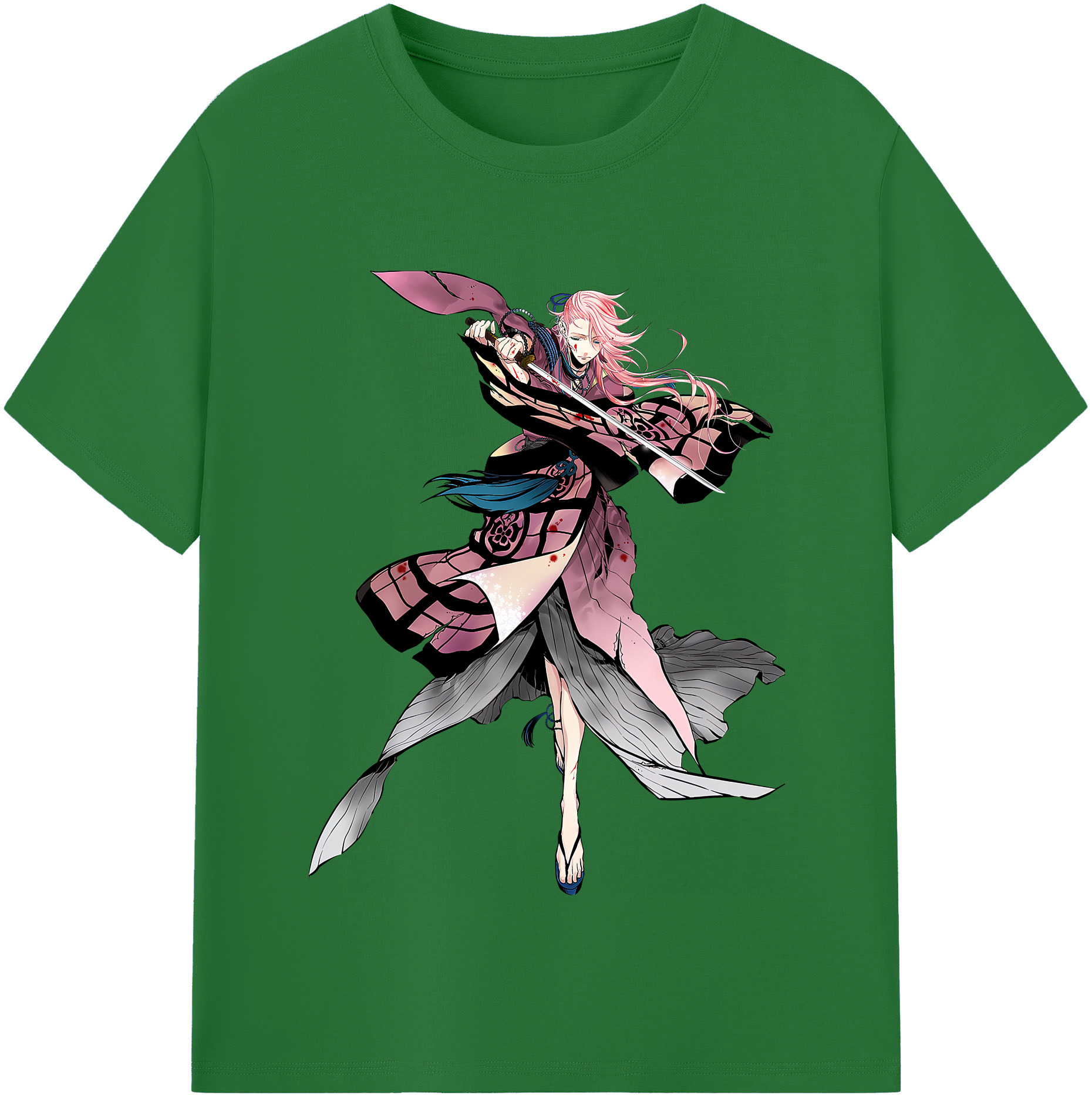 （画像用） 刀剣乱舞 Touken Ranbu 綿100％半袖Tシャツ（フロントプリント）