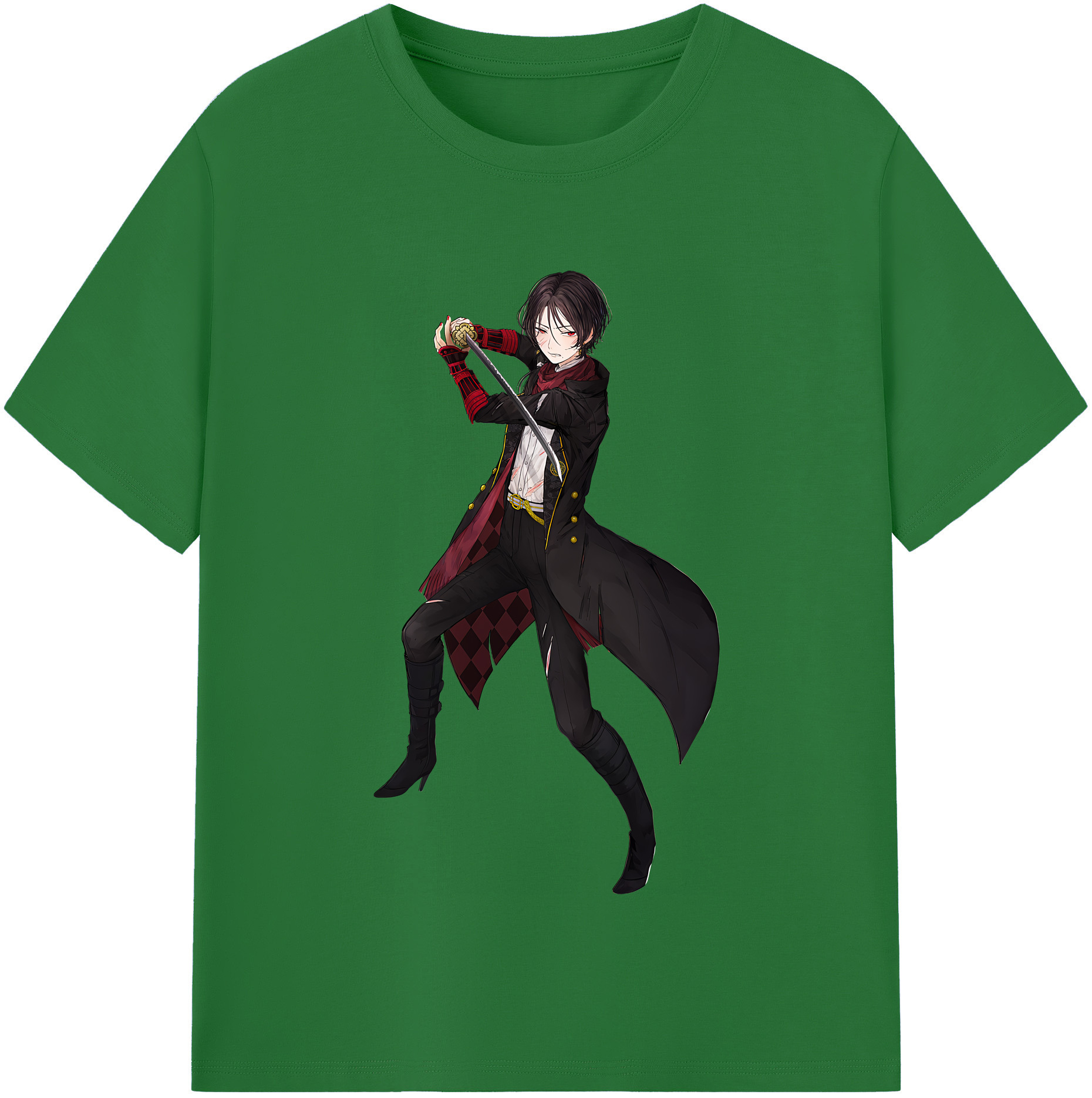 （画像用） 刀剣乱舞 Touken Ranbu 綿100％半袖Tシャツ（フロントプリント）