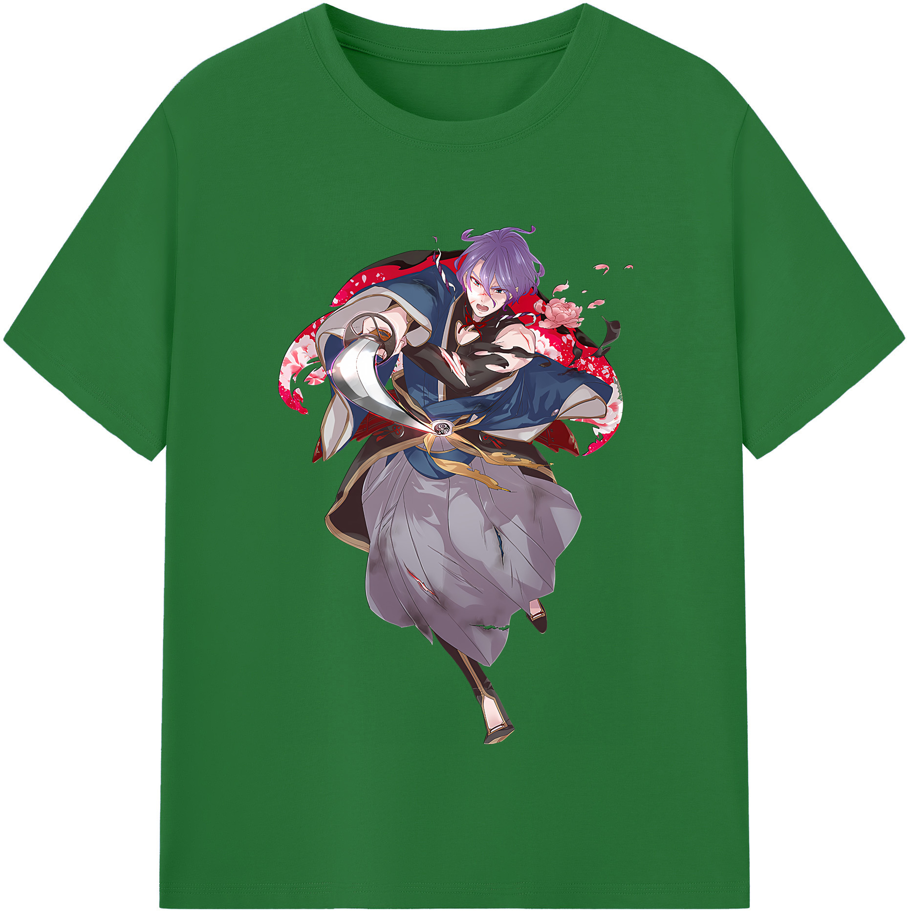 （画像用） 刀剣乱舞 Touken Ranbu 綿100％半袖Tシャツ（フロントプリント）