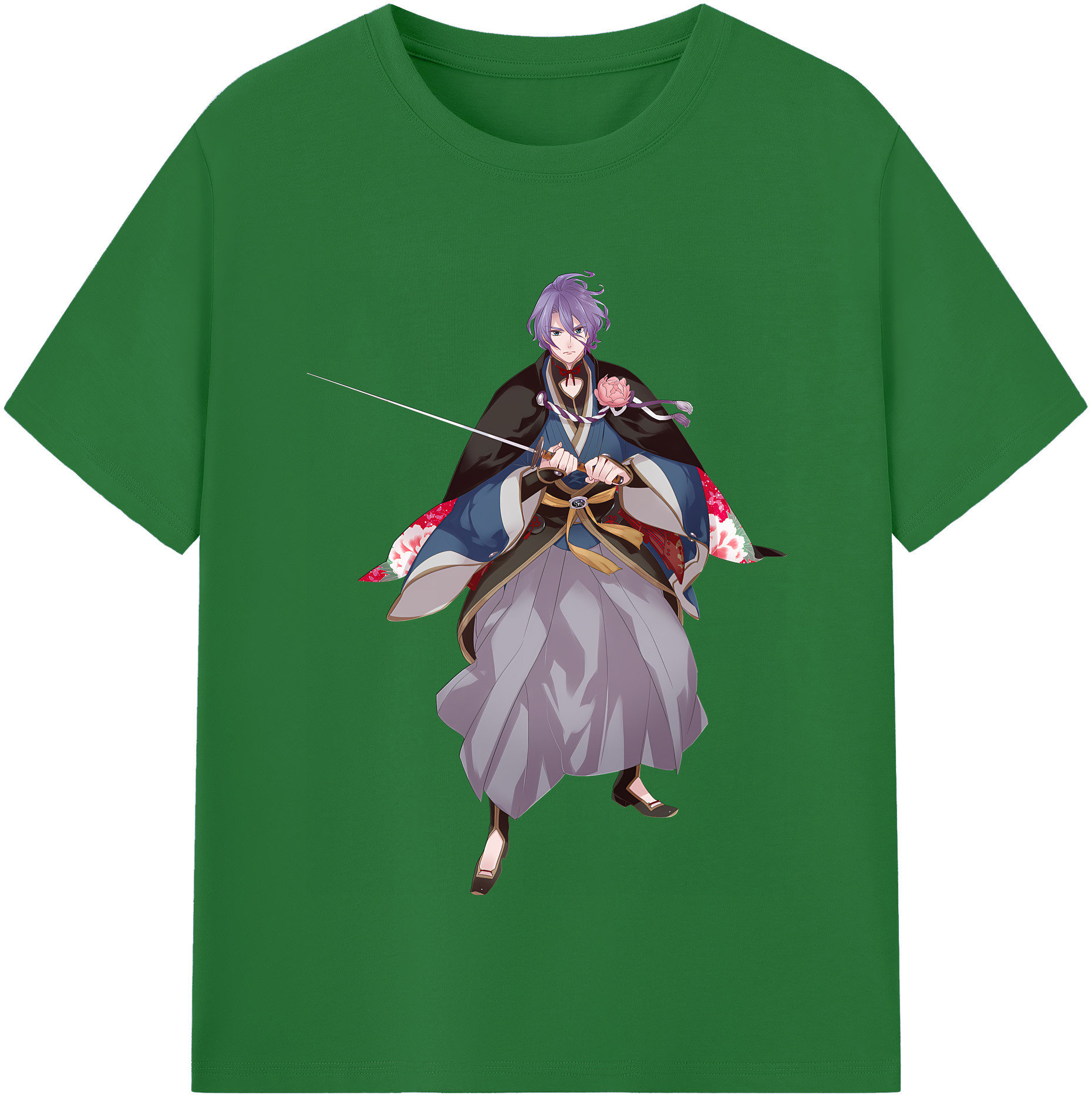 （画像用） 刀剣乱舞 Touken Ranbu 綿100％半袖Tシャツ（フロントプリント）