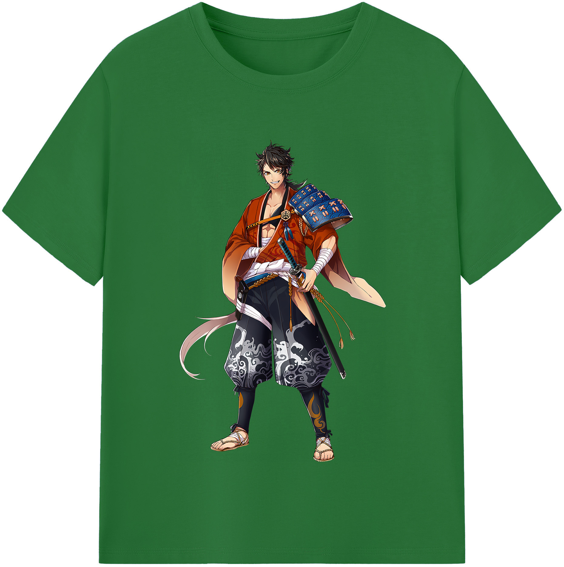 （画像用） 刀剣乱舞 Touken Ranbu 綿100％半袖Tシャツ（フロントプリント）