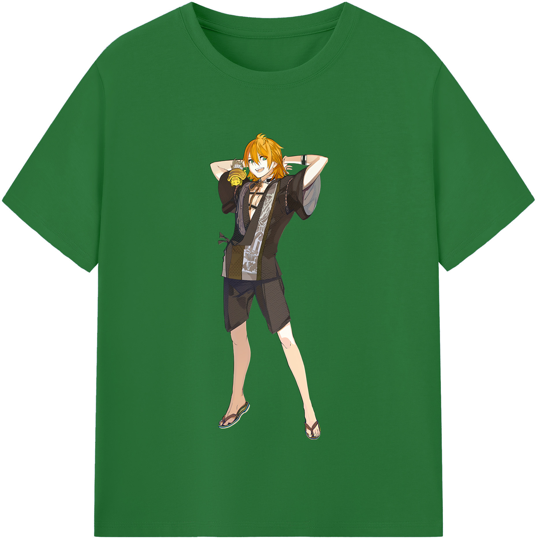 （画像用） 刀剣乱舞 Touken Ranbu 綿100％半袖Tシャツ（フロントプリント）