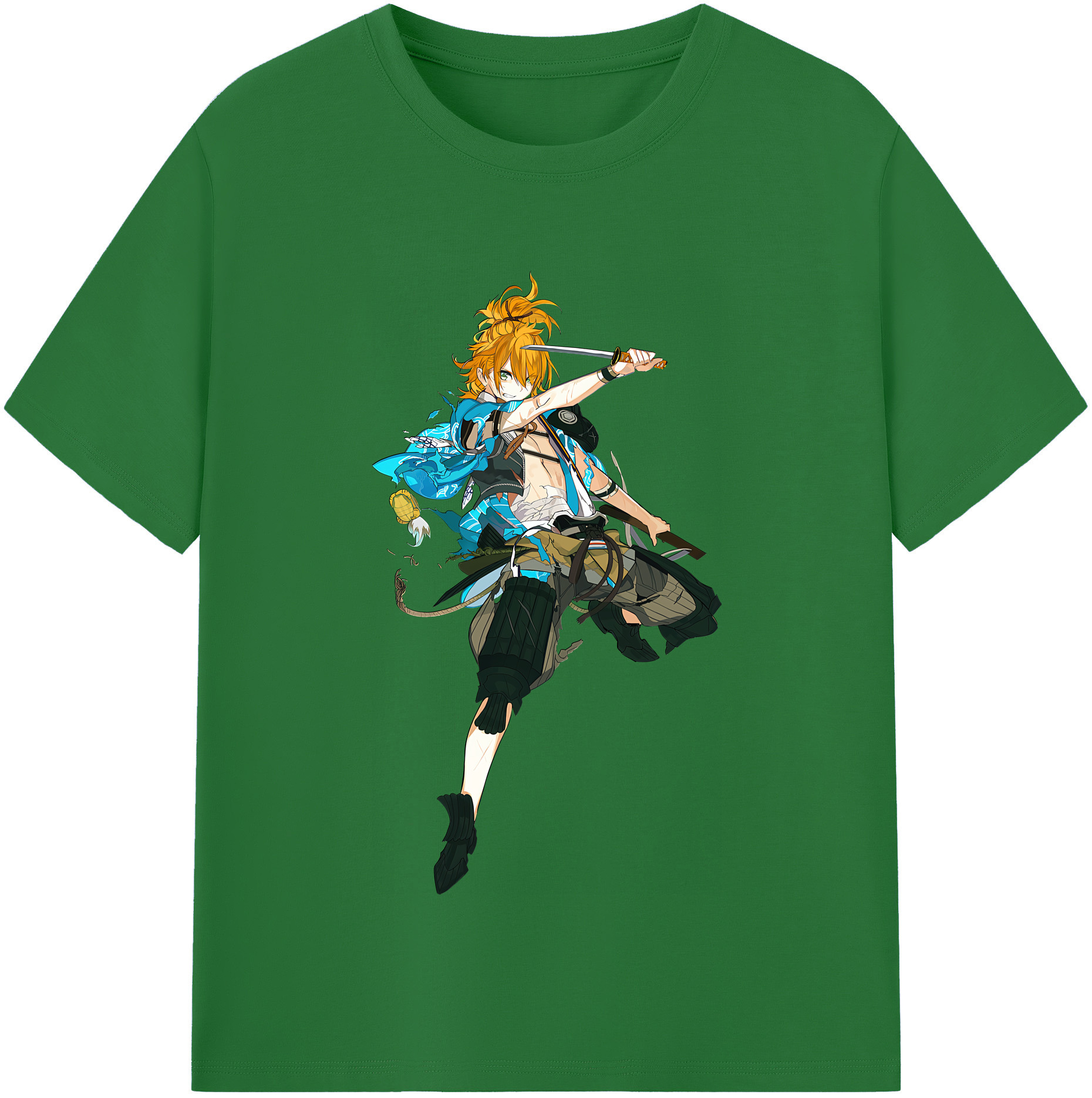 （画像用） 刀剣乱舞 Touken Ranbu 綿100％半袖Tシャツ（フロントプリント）