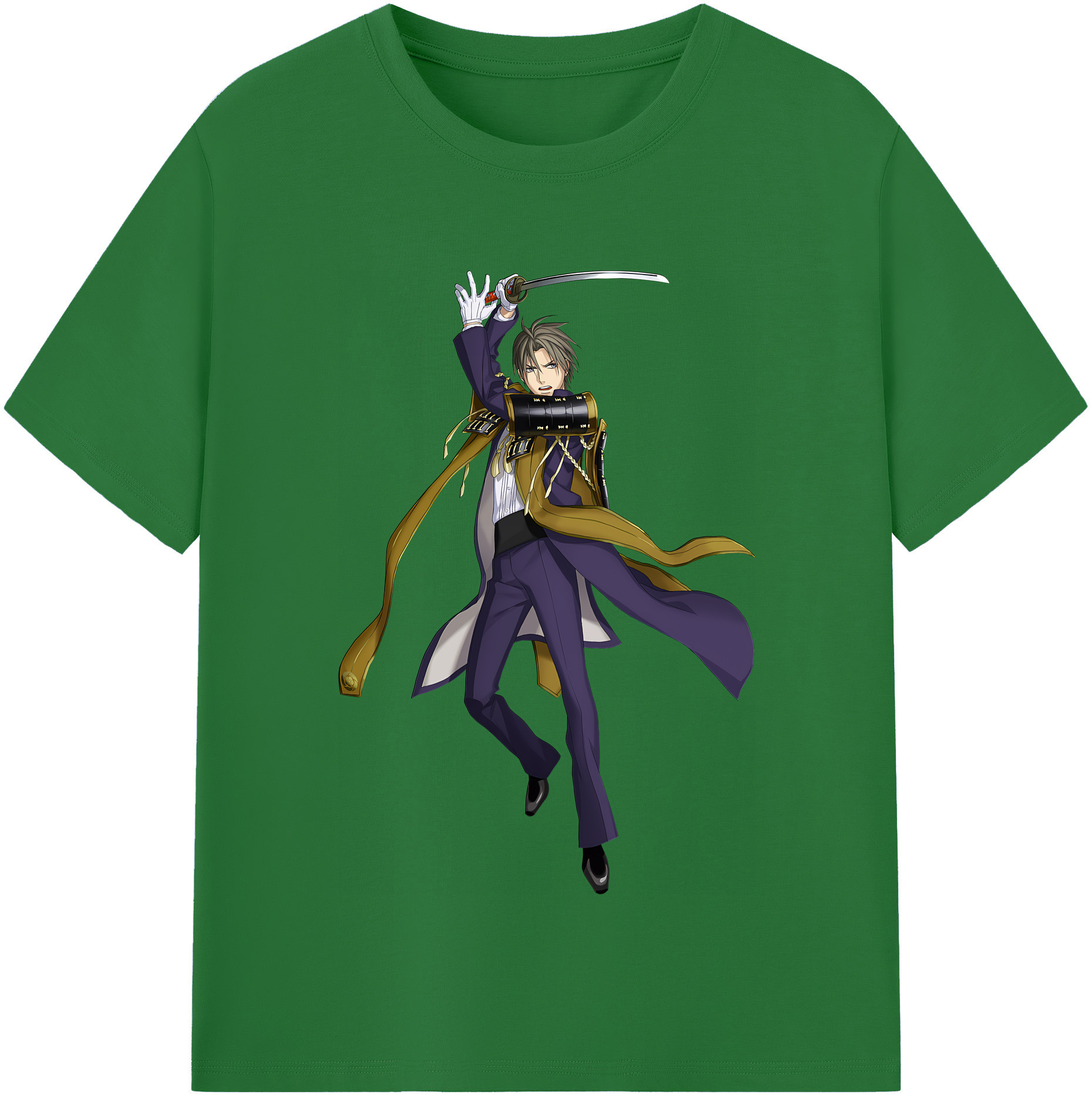 （画像用） 刀剣乱舞 Touken Ranbu 綿100％半袖Tシャツ（フロントプリント）