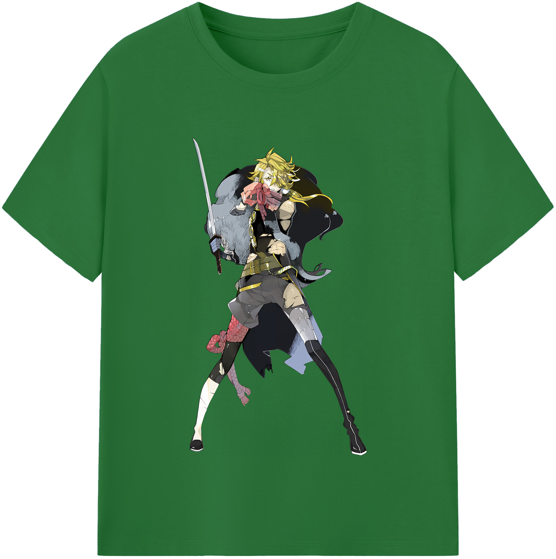 （画像用） 刀剣乱舞 Touken Ranbu 綿100％半袖Tシャツ（フロントプリント）