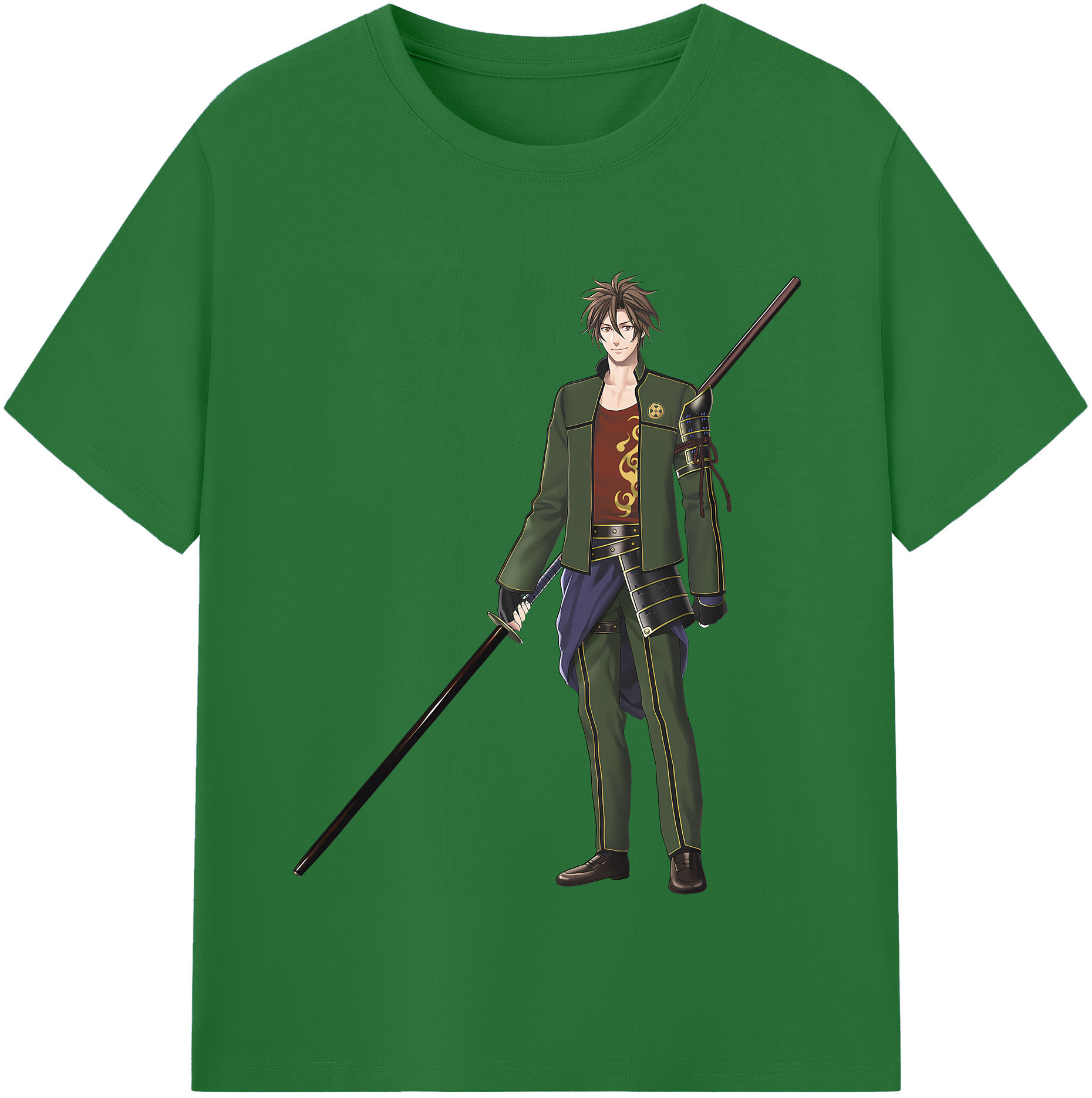 （画像用） 刀剣乱舞 Touken Ranbu 綿100％半袖Tシャツ（フロントプリント）