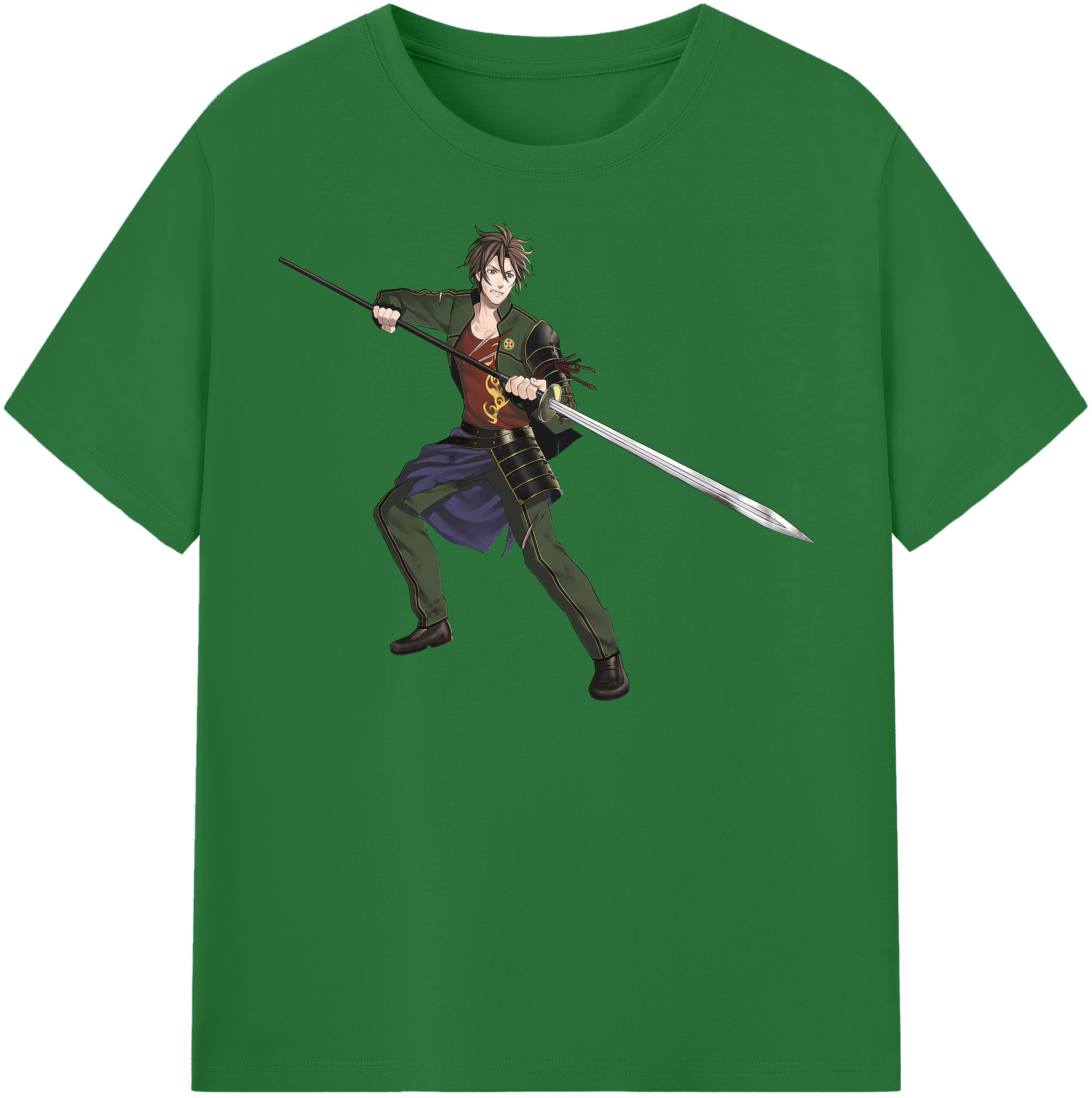 （画像用） 刀剣乱舞 Touken Ranbu 綿100％半袖Tシャツ（フロントプリント）