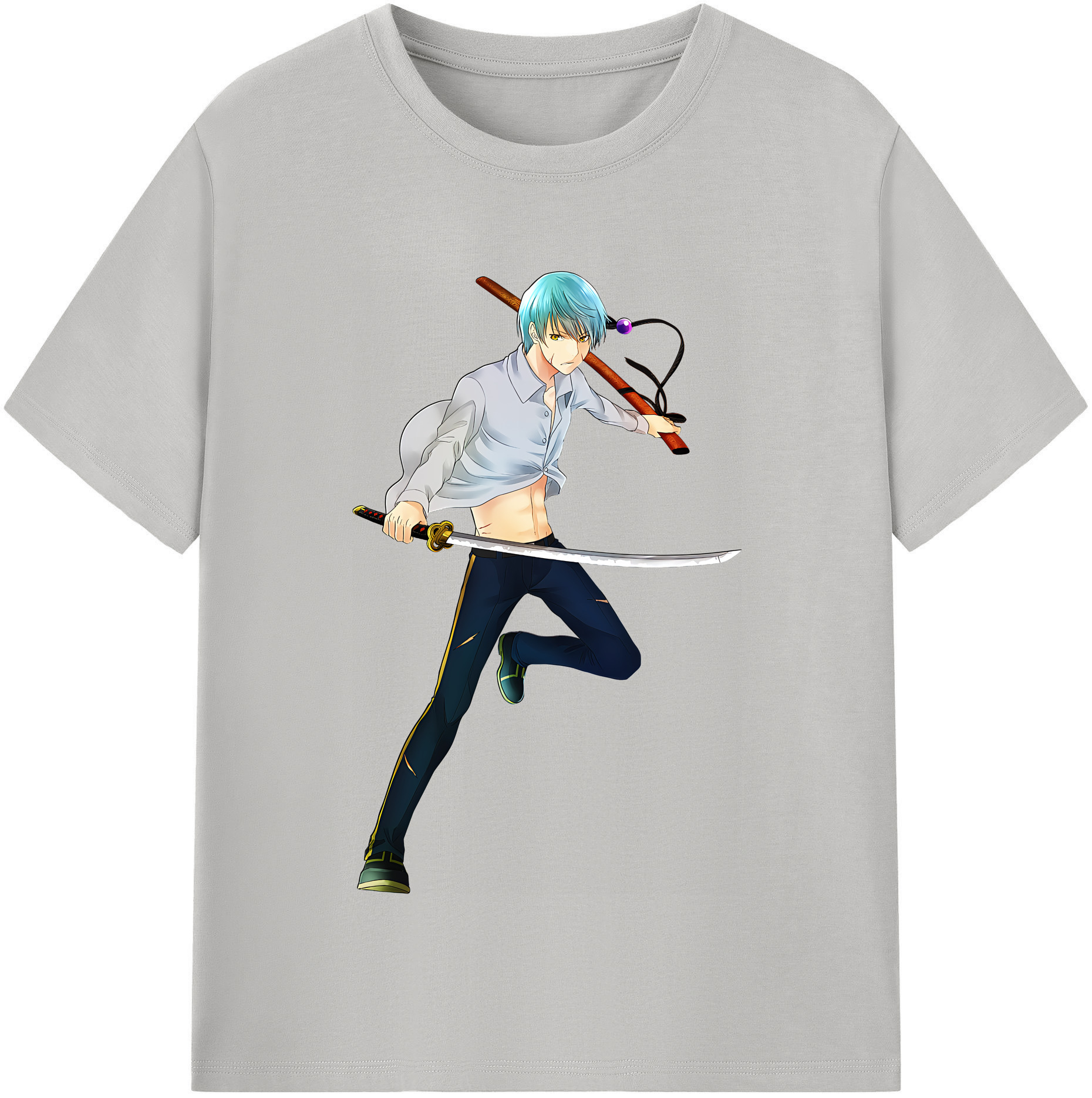 （画像用） 刀剣乱舞 Touken Ranbu 綿100％半袖Tシャツ（フロントプリント）