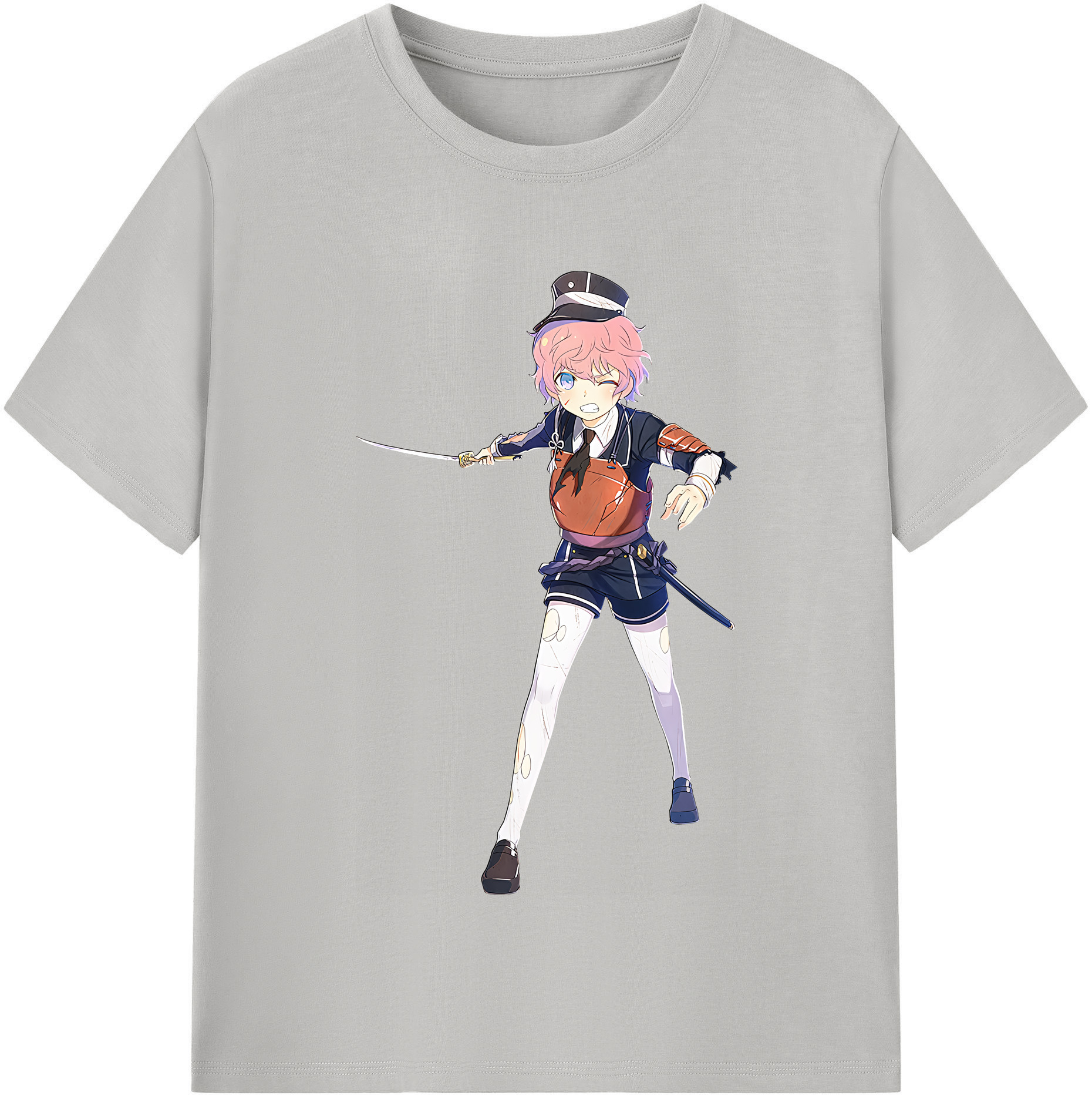（画像用） 刀剣乱舞 Touken Ranbu 綿100％半袖Tシャツ（フロントプリント）