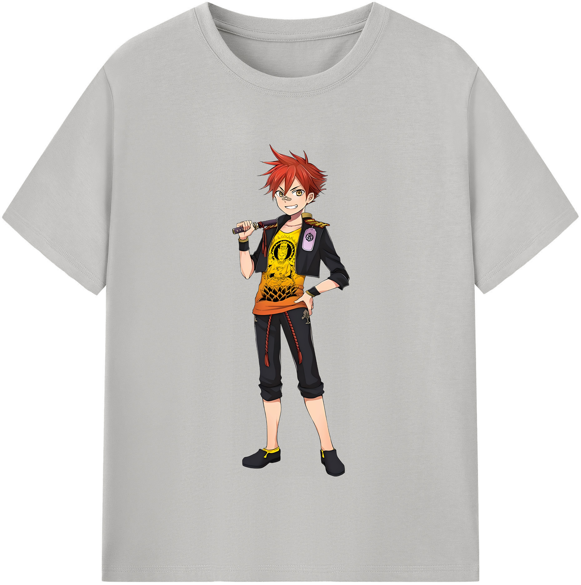 （画像用） 刀剣乱舞 Touken Ranbu 綿100％半袖Tシャツ（フロントプリント）