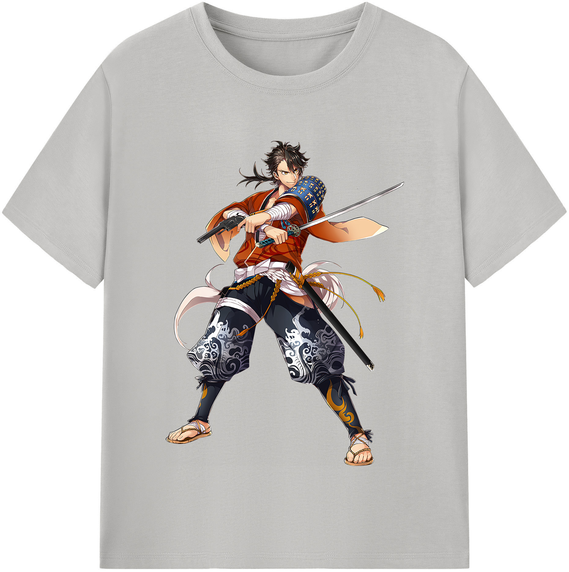 （画像用） 刀剣乱舞 Touken Ranbu 綿100％半袖Tシャツ（フロントプリント）
