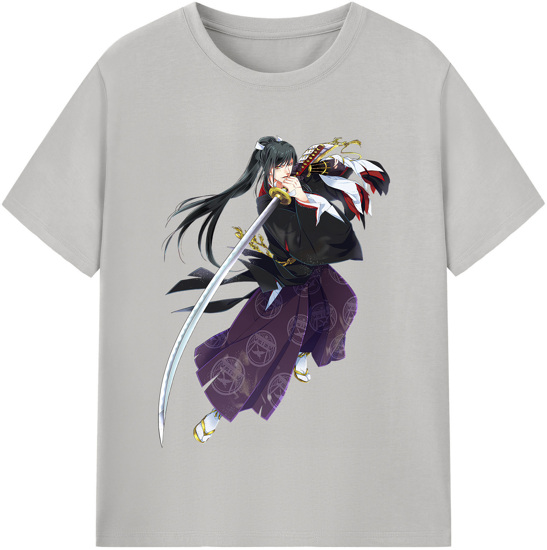 （画像用） 刀剣乱舞 Touken Ranbu 綿100％半袖Tシャツ（フロントプリント）